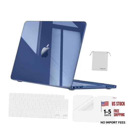 Ultra-Thin Case Compatible with MacBook Neo 13 inch A3404 2026 Crystal Indigo