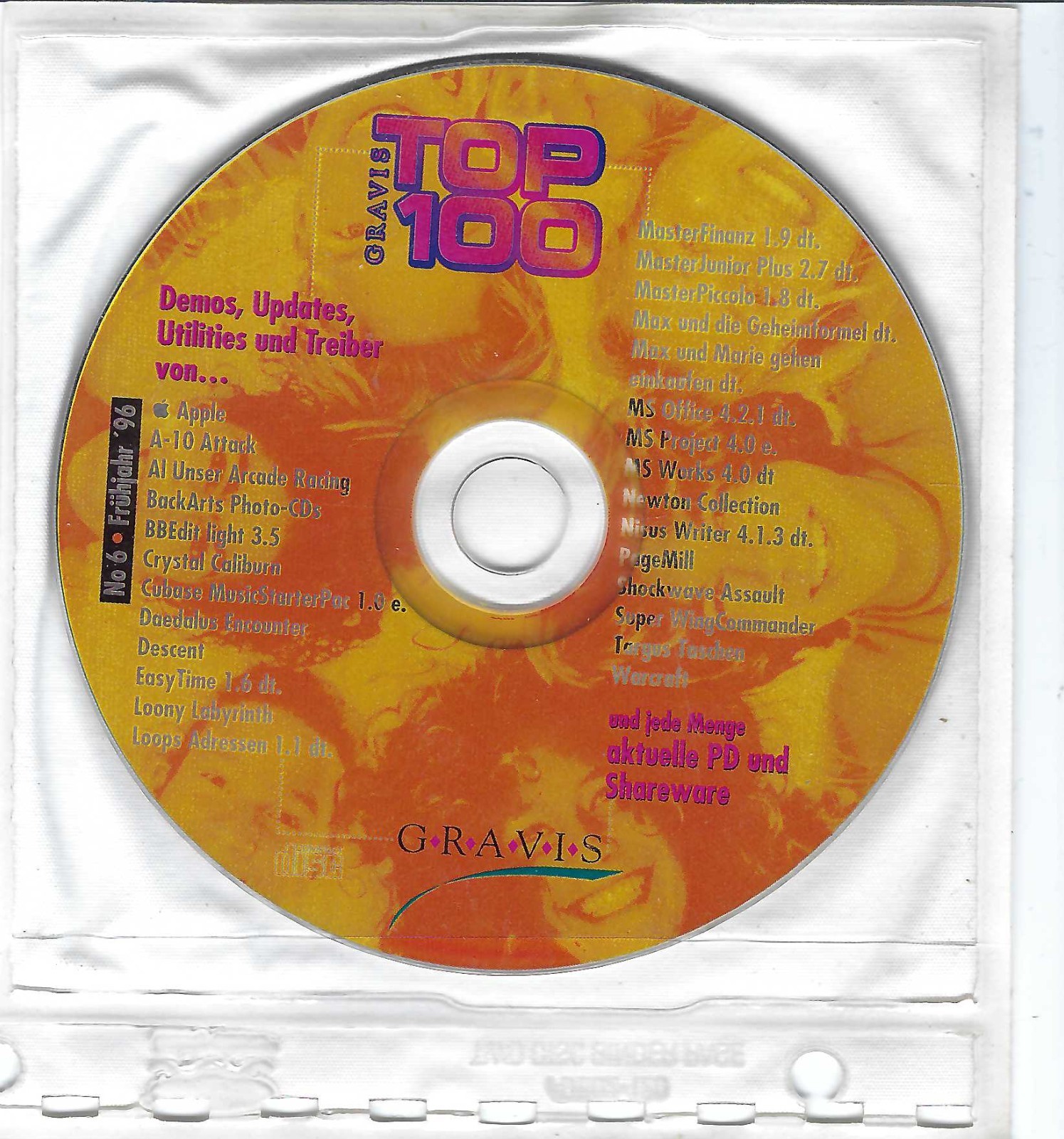 ITHistory SOFTWARE APPLE/ IBM  (1995)  GRAVIS TOP 100 (German)  CD