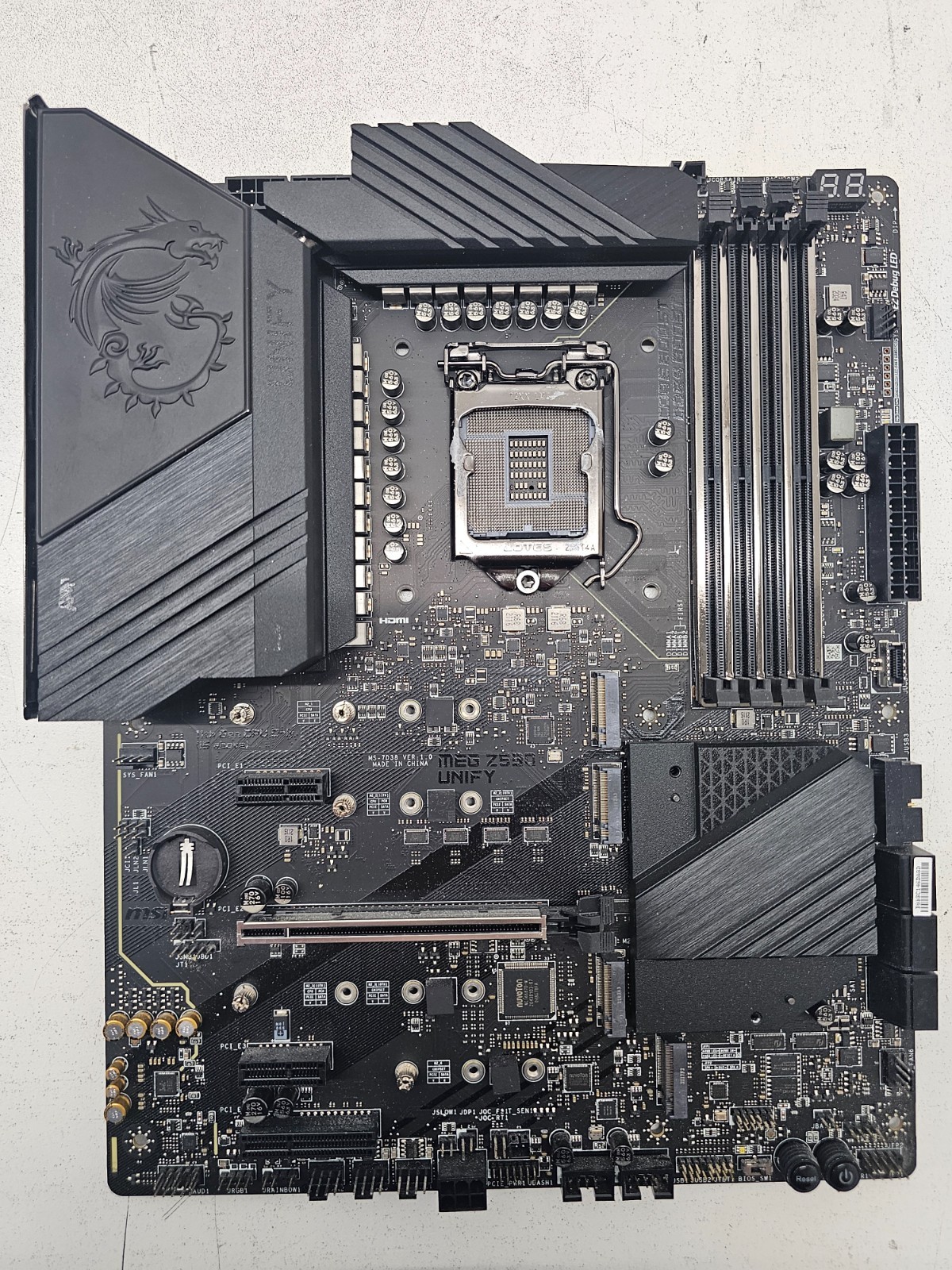 MSI MEG Z590 UNIFY Intel LGA1200 DDR4 ATX Motherboard (FL)