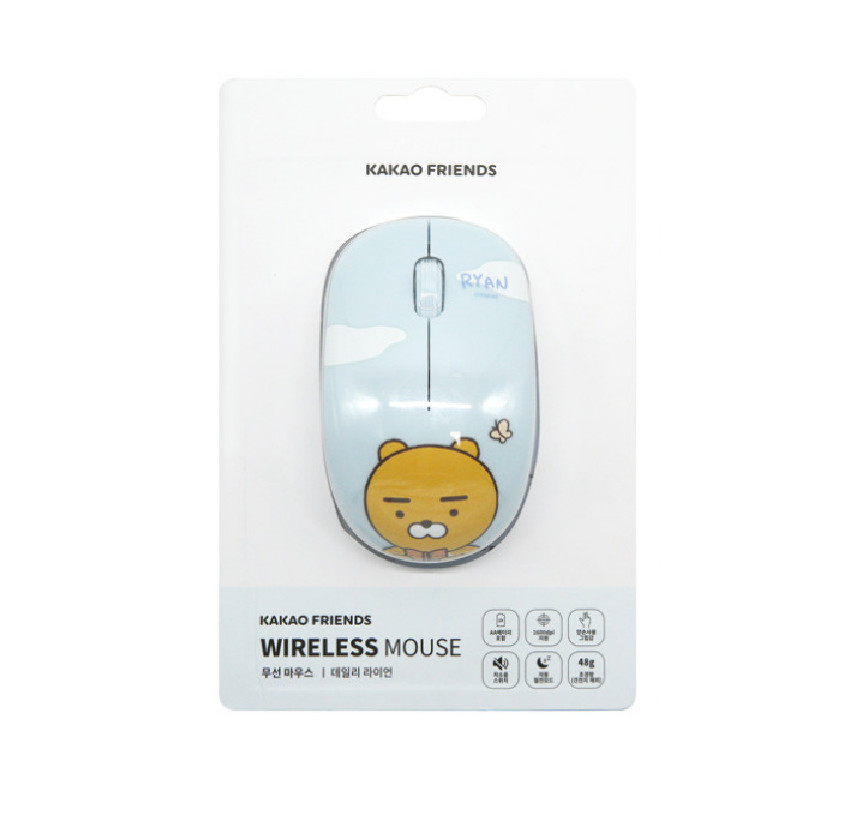 KAKAO Friends Wireless MOUSE Quiet  Ryan Apeach  *US-tariff Paid