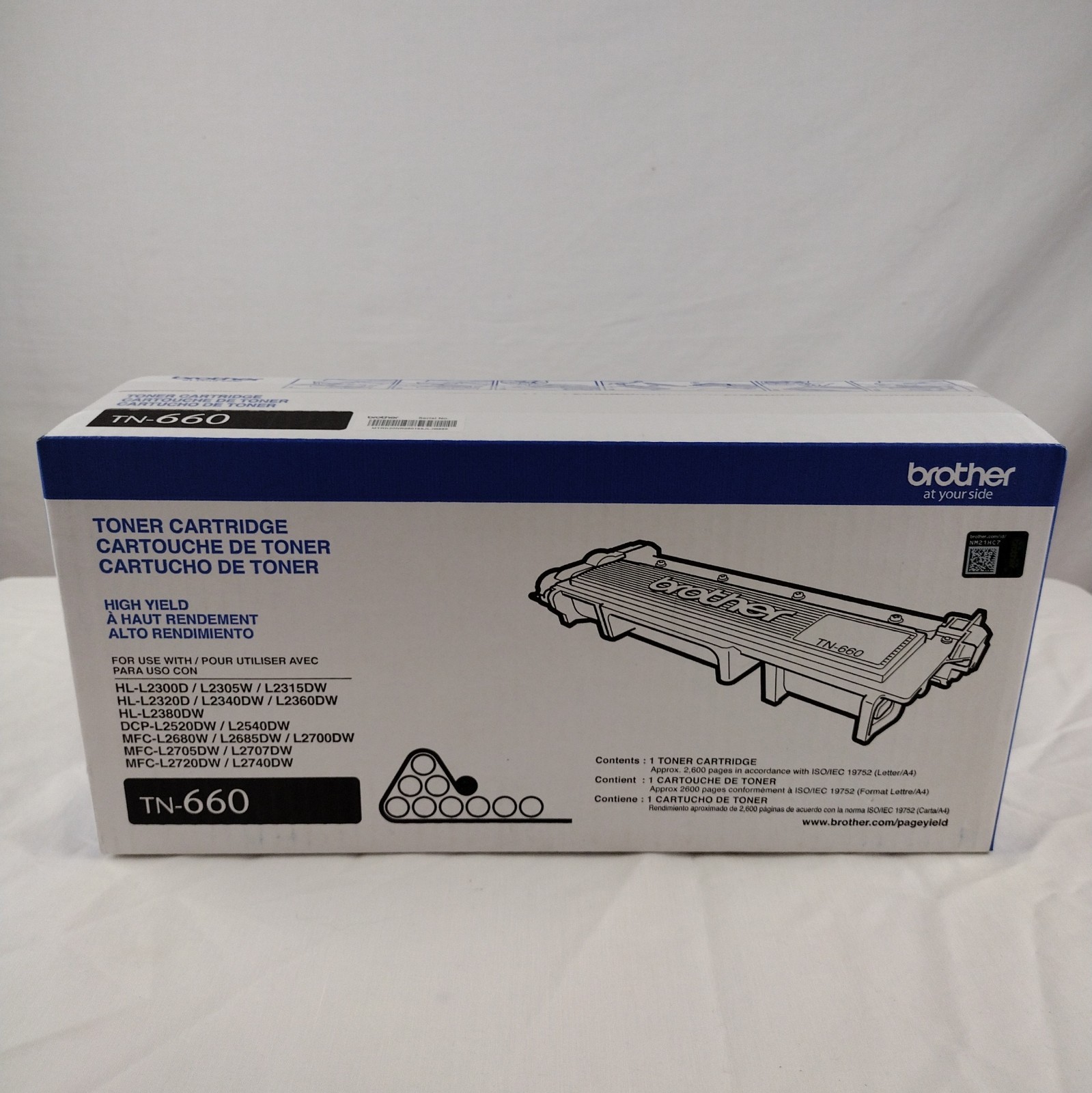 Brother TN660 High Yield Toner Cartridge