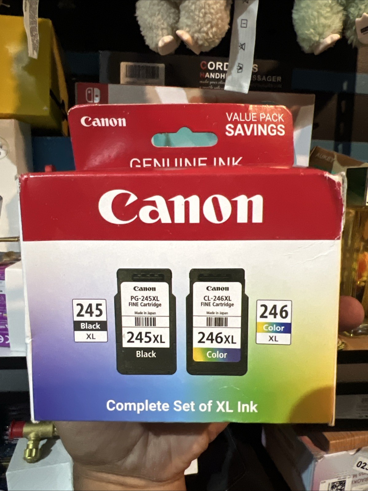 Canon PG-245 XL / CL-246 XL Genuine Ink Value Pack (2 Cartridges) New Sealed
