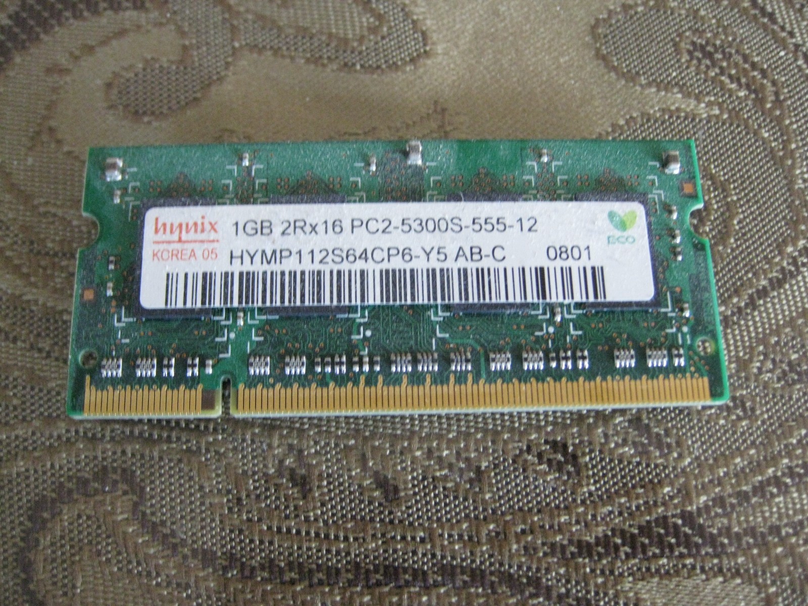 Hynix 1GB DDR2 PC2 5300 SODIMM Laptop RAM Memory 2 Yr Warranty