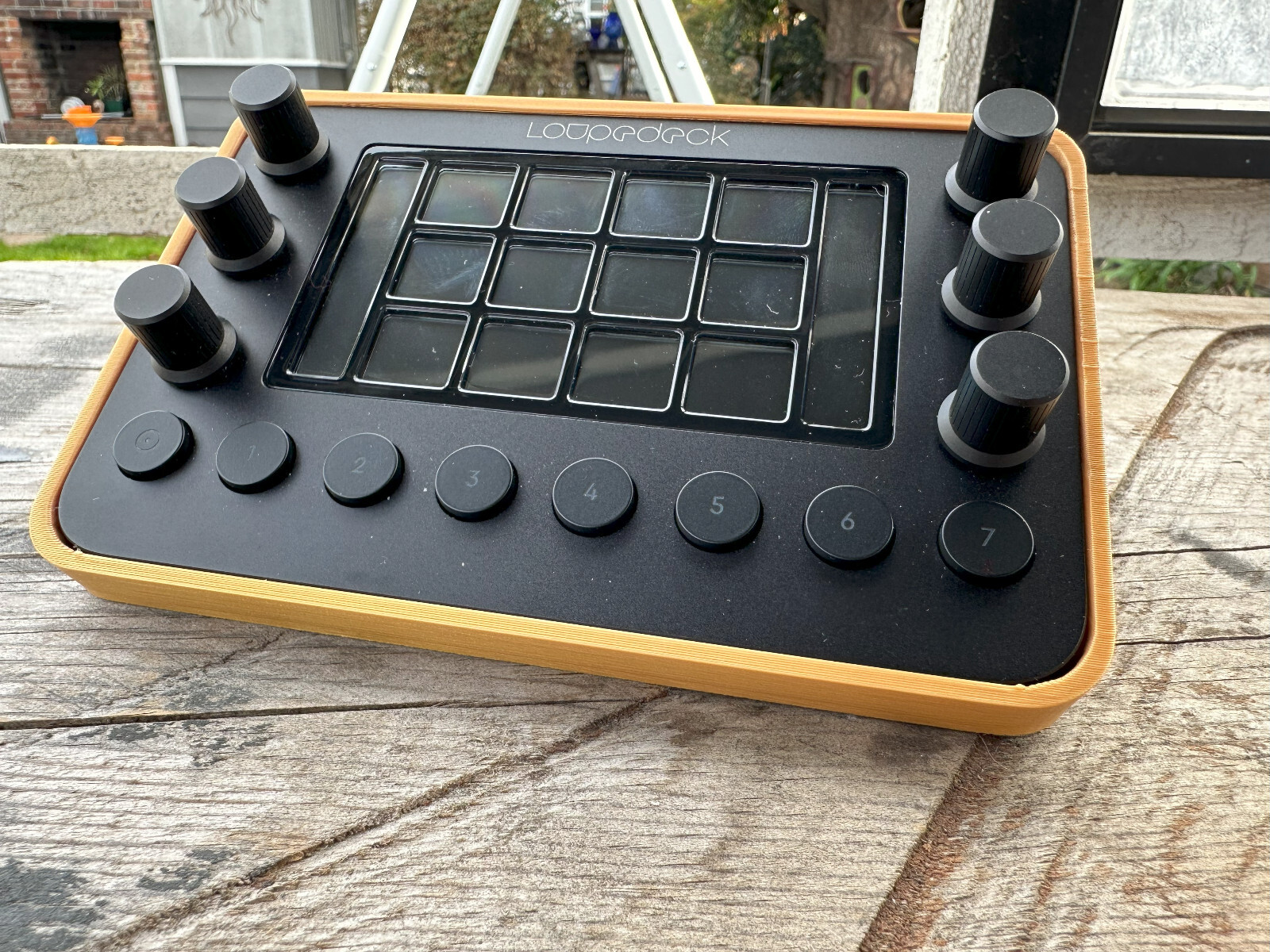 loupedeck live streaming gaming interface 35 degree stand - 3D Printed