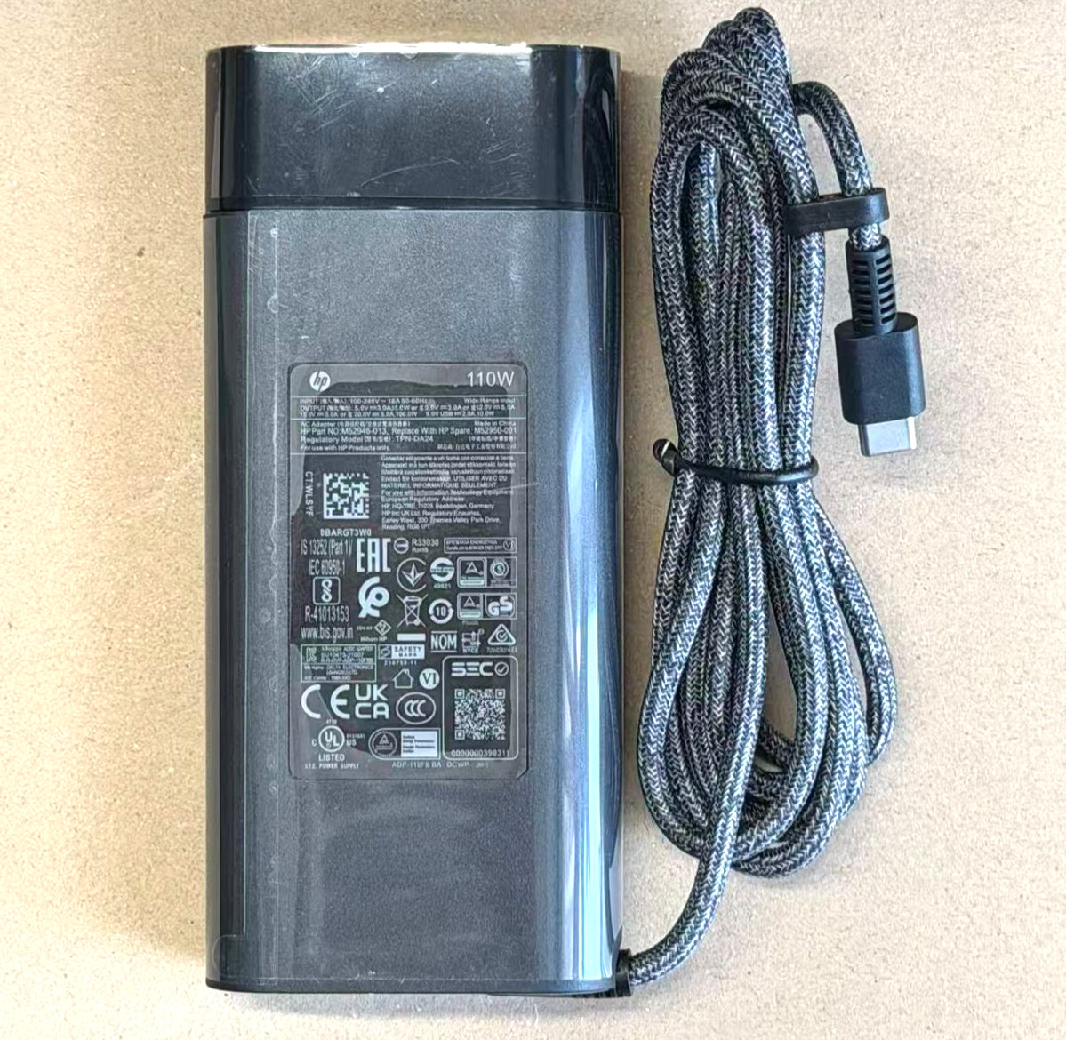 HP 110W USB-C Charger TPN-DA24 For HP ZBook Firefly 16 G9 G10 EliteBook G9 G10
