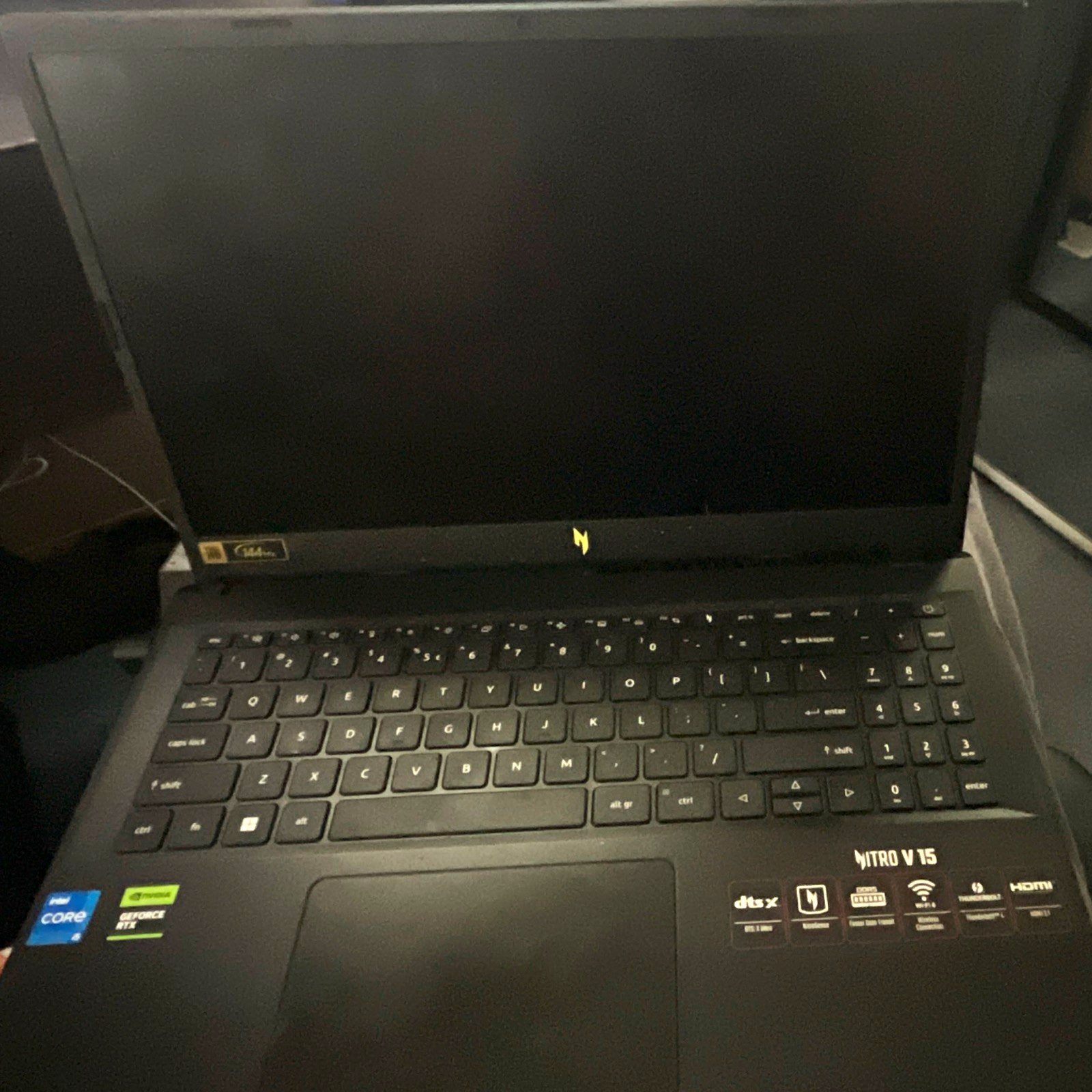 Acer Nitro V 15 15.6" Gaming Laptop Core i5 GeForce RTX 144Hz FHD Black
