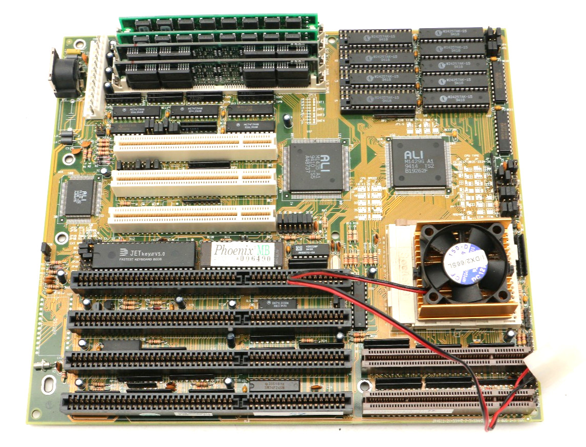Aquarius Systems / BCOM MB-4D50AG Motherboard with Memory and Fan / BB1333