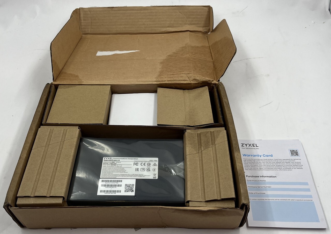 ZYXEL GS1915-8 GIGABIT 8-PORT SMART NEBULA CLOUD MANAGED POE SWITCH