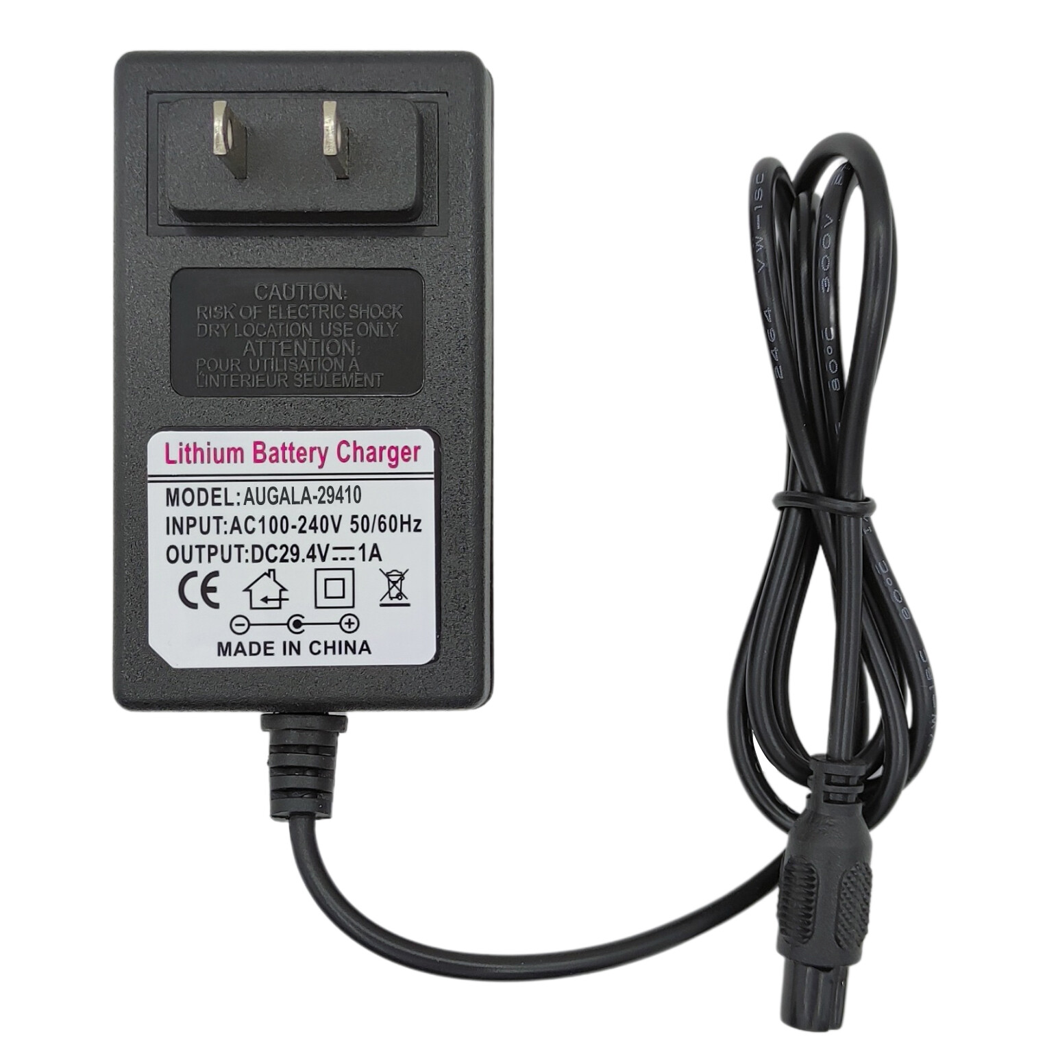 3-Prong AC Adapter For Hover-1 Superstar Chrome Origin Hoverboard Auto Shut off