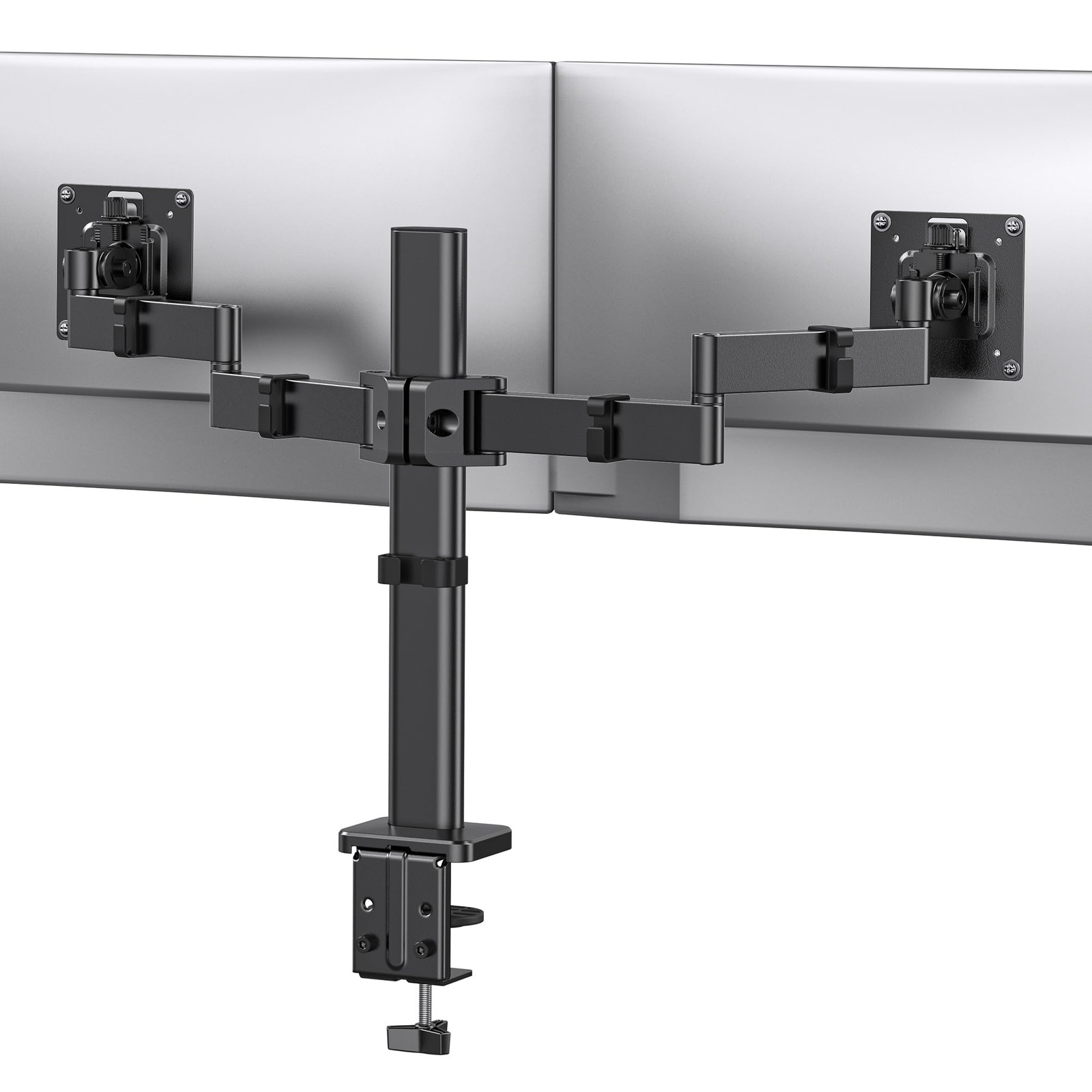 ErGear Dual Monitor Stand for 17-32 inch, Mount with black