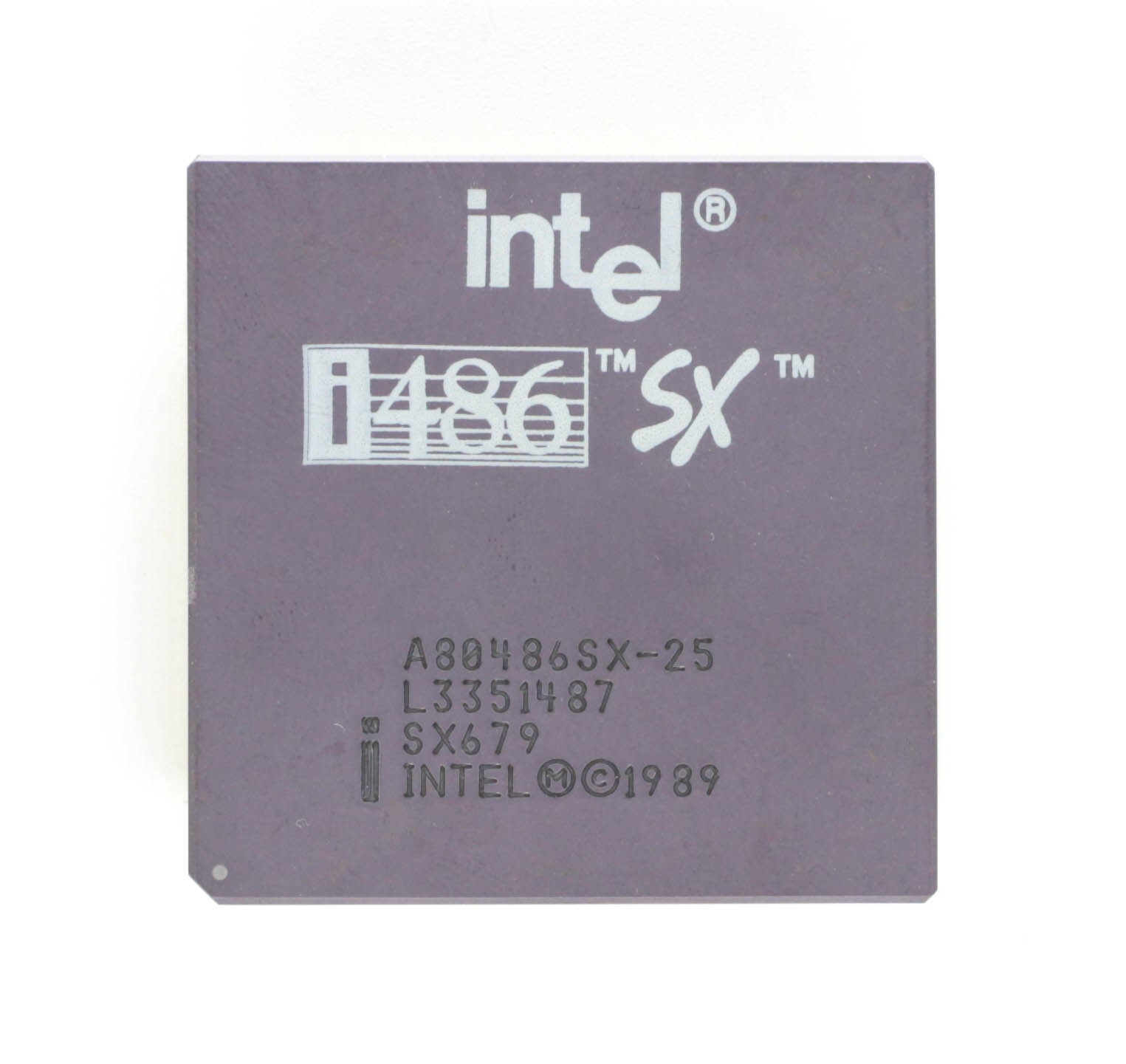 Socket 1 Processor - Intel 80486 SX-25 - SX679 - 80486 - TESTED - NO TARIFF 