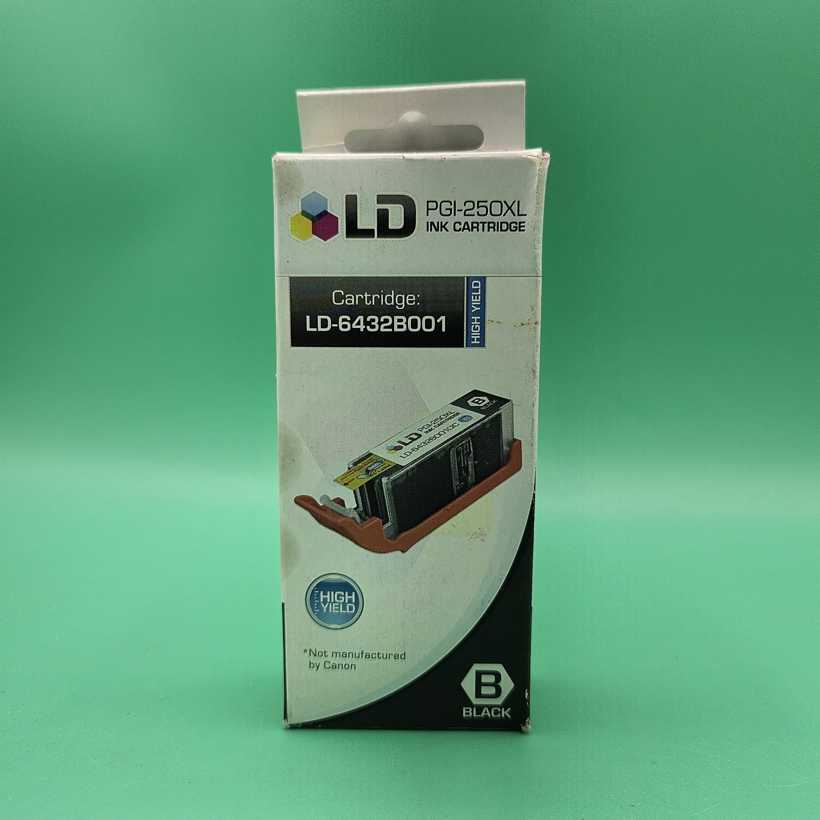 LD 6432B001 PGI250XL Black Ink Cartridge for Canon Printer BRAND NEW 07/2017