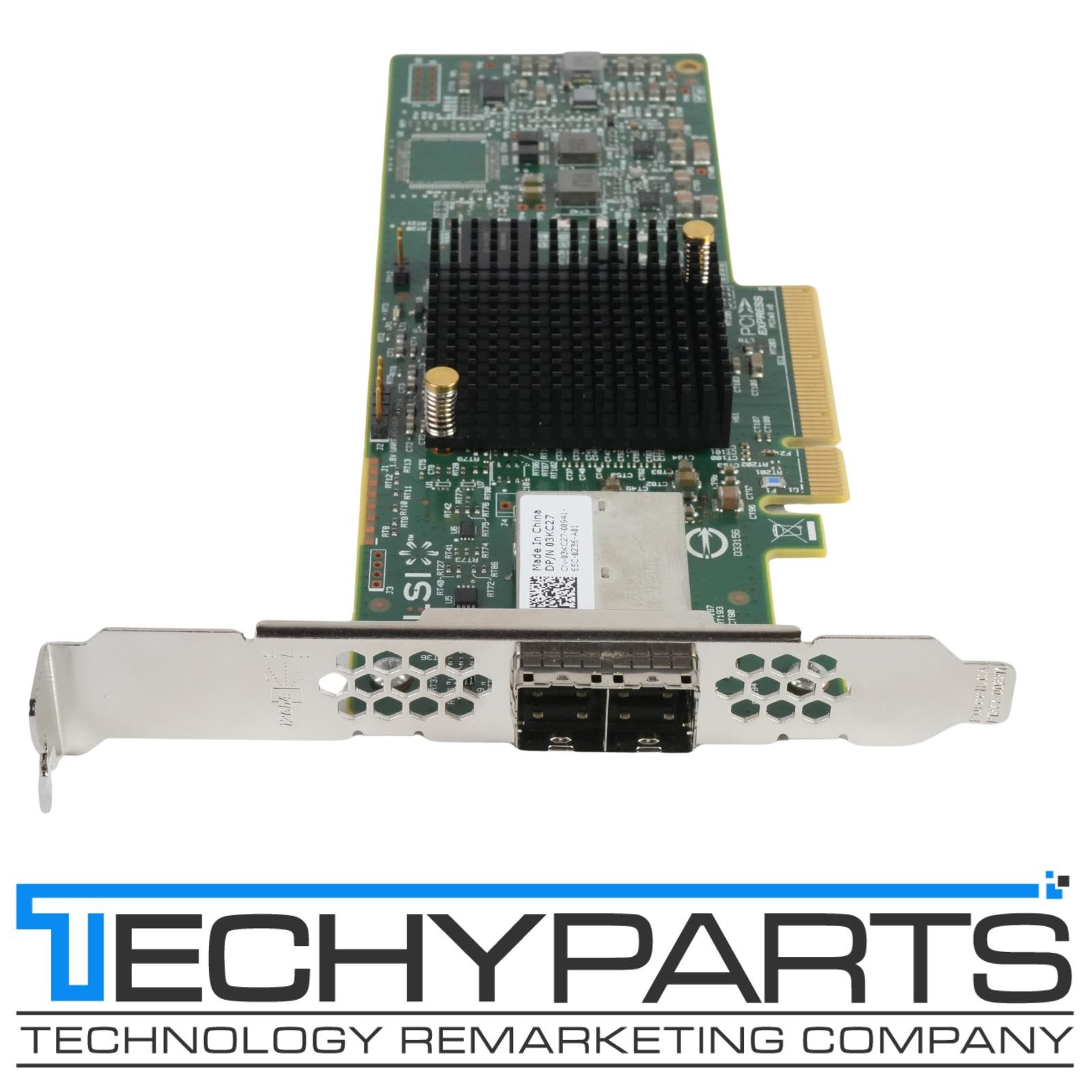Dell 3KC27 LSI SAS9300-8E 8-port SATA 6Gbps/SAS 12Gbps PCI-E 3.0 x8 HBA Adapter