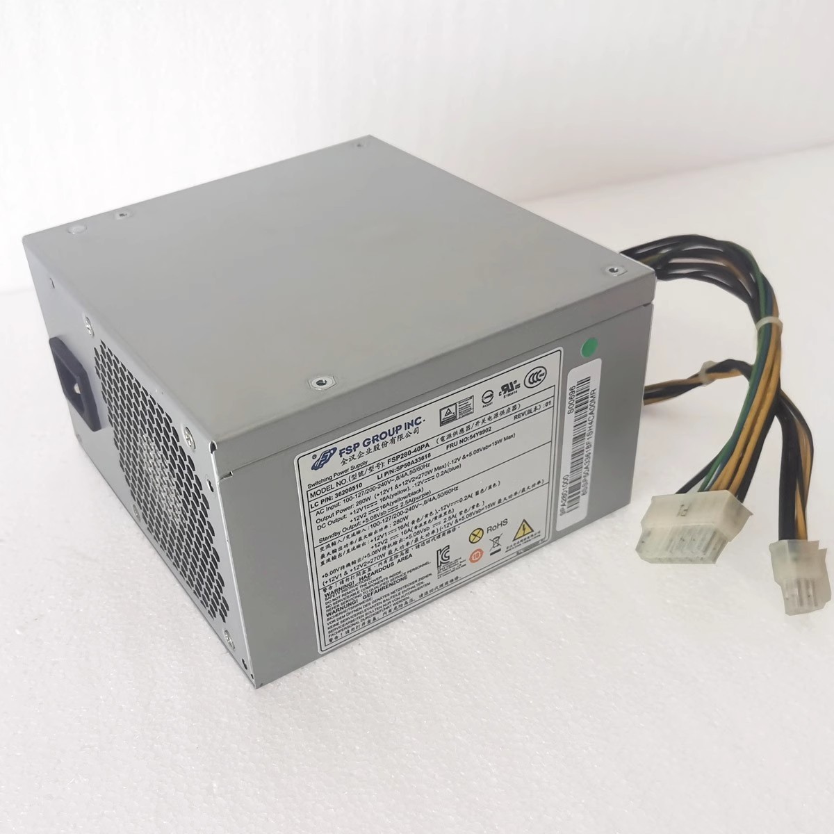 280W PSU For Lenovo HK380-16FP PS-4281-02 FSP280-40EPA 54Y8902 Power Supply 14+4