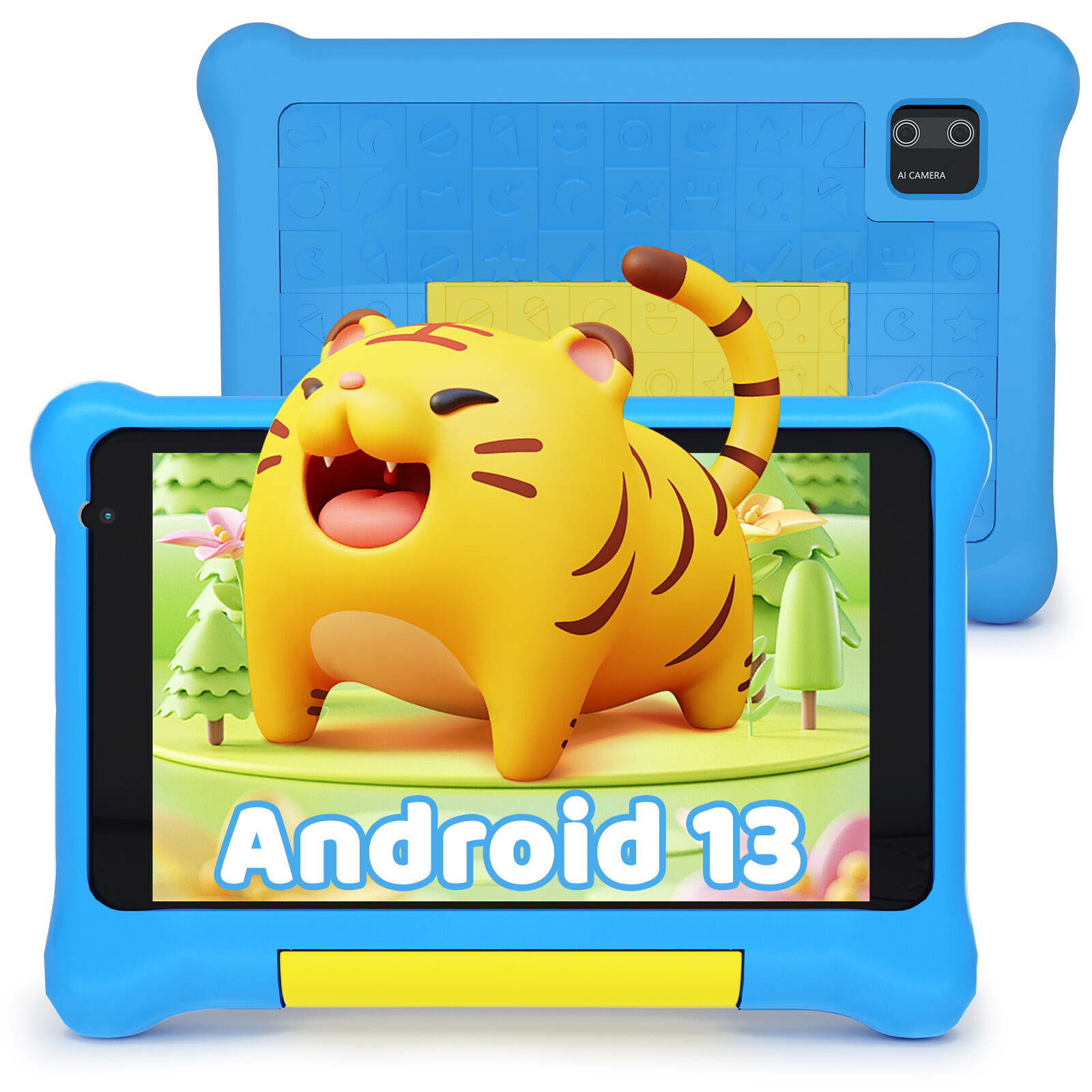 Urao Kids Tablet 7 inch Android 13 Tablet for 3-12 2+32GB Parent Cont 2500mAh