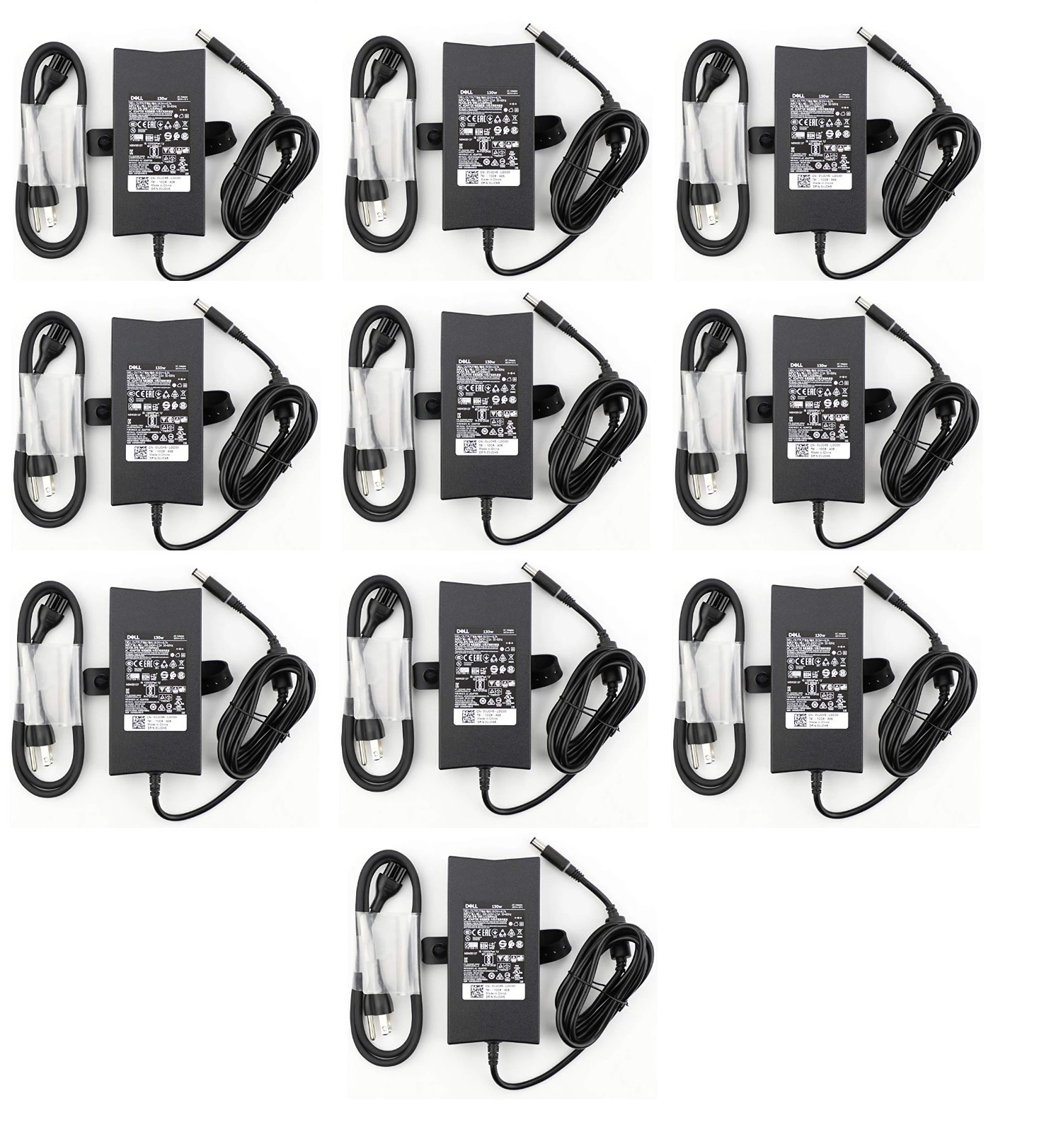 Lot 10 Genuine Dell Laptop AC Adapters Power Supply Charger 130W 180W 240W 19.5V