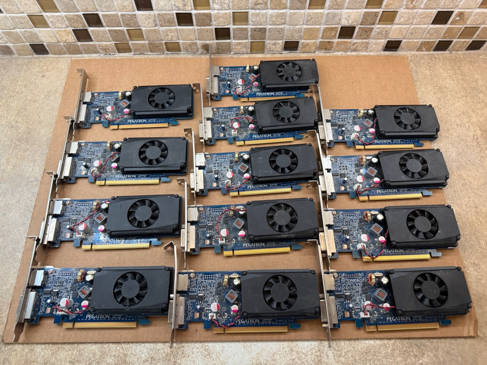 Lot of 13 Pegatron NVIDIA GeForce G310 PCIe x16 Video Graphics Card
