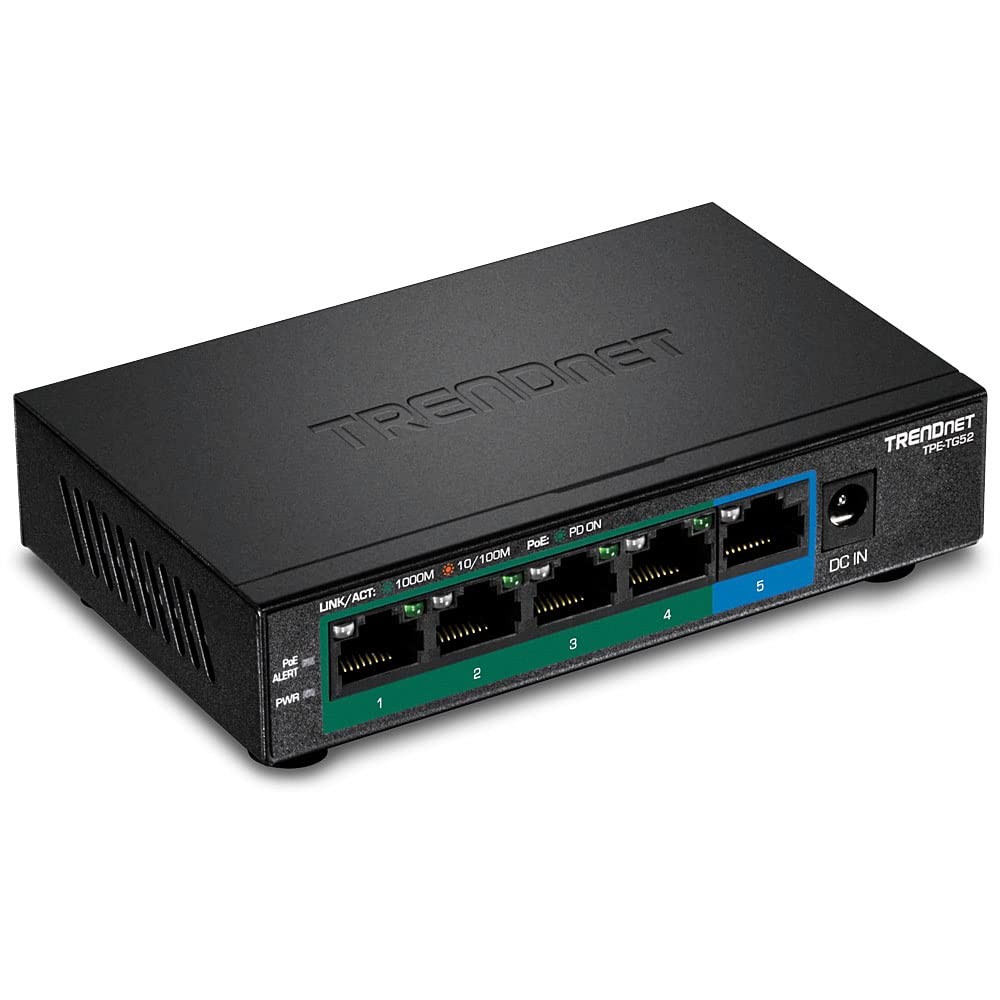 5-Port Gigabit PoE+ Switch,TPE-TG52,Protection
