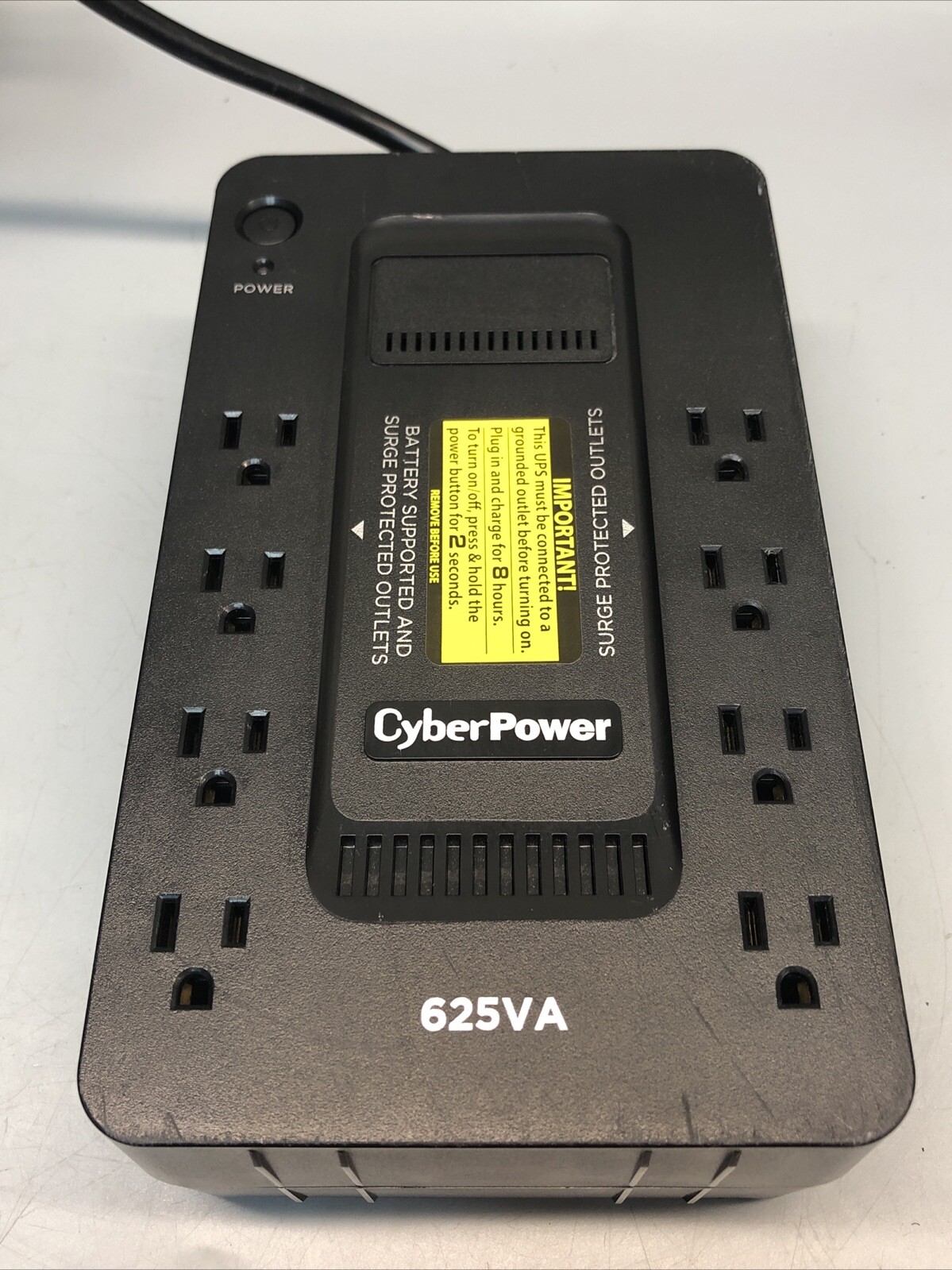 CyberPower XC625 625VA/375W 8 Outlets UPS - Power backup