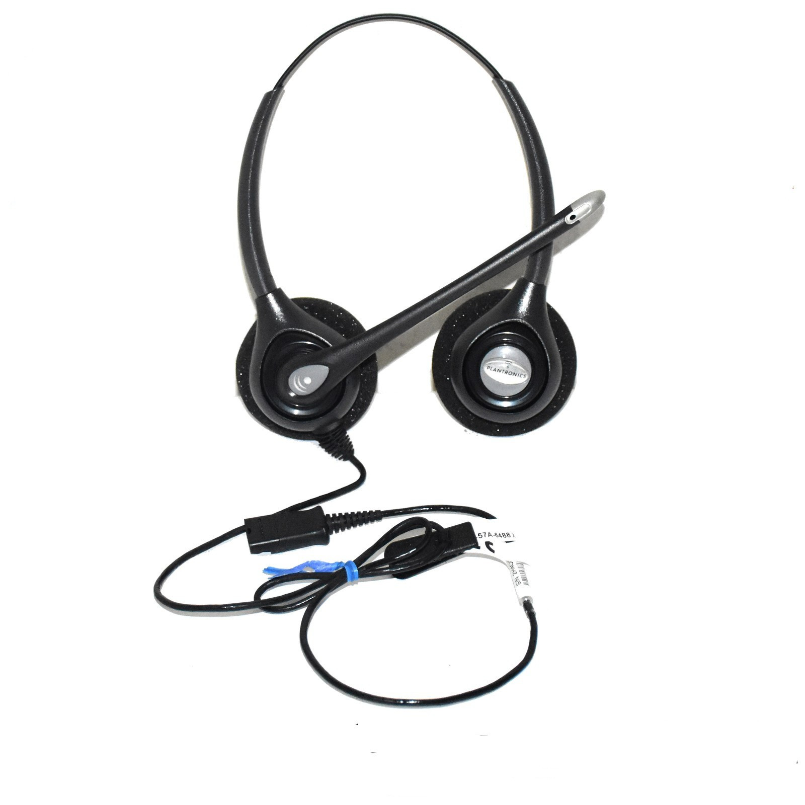 HP Poly SupraPlus H261N Stereo Binaural Headset QD Noise Canceling Mic 7S444AA