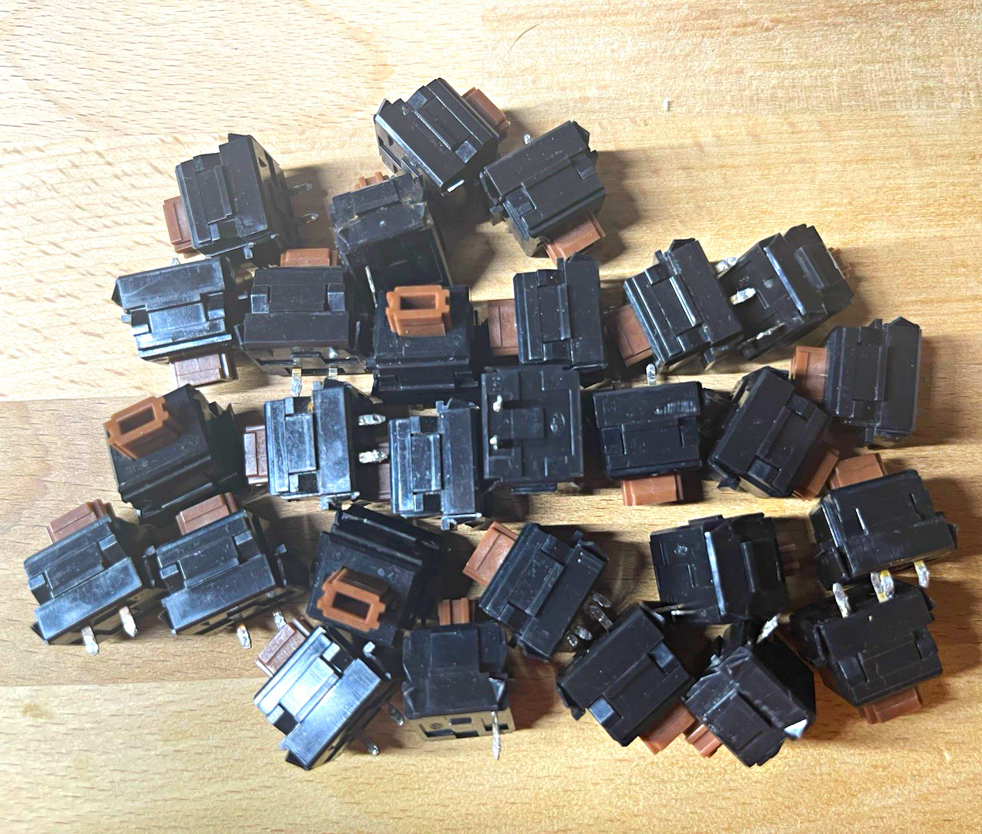 Alps SKCM Brown Switches x 28 QTY