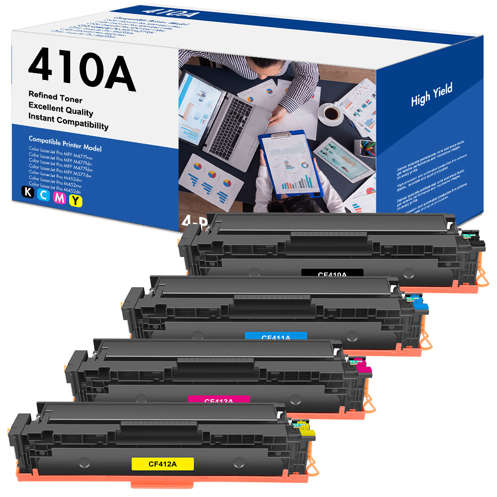 CF410A Toner Cartridge For HP 410A LaserJet Pro MFP M477fnw M477fdw M452dw LOT