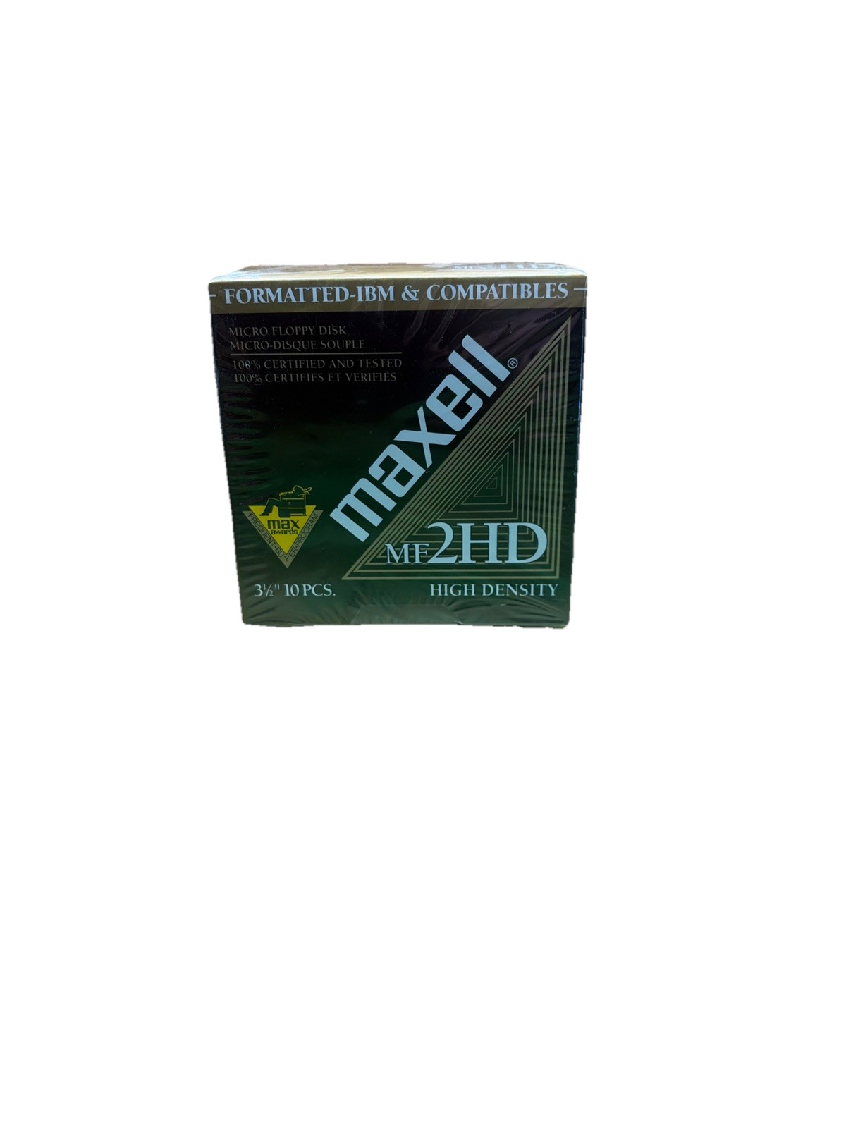 New Maxwell Floppy Disk MF 2HD HIGH DENSITY 3 1/2" 10 PCS *New