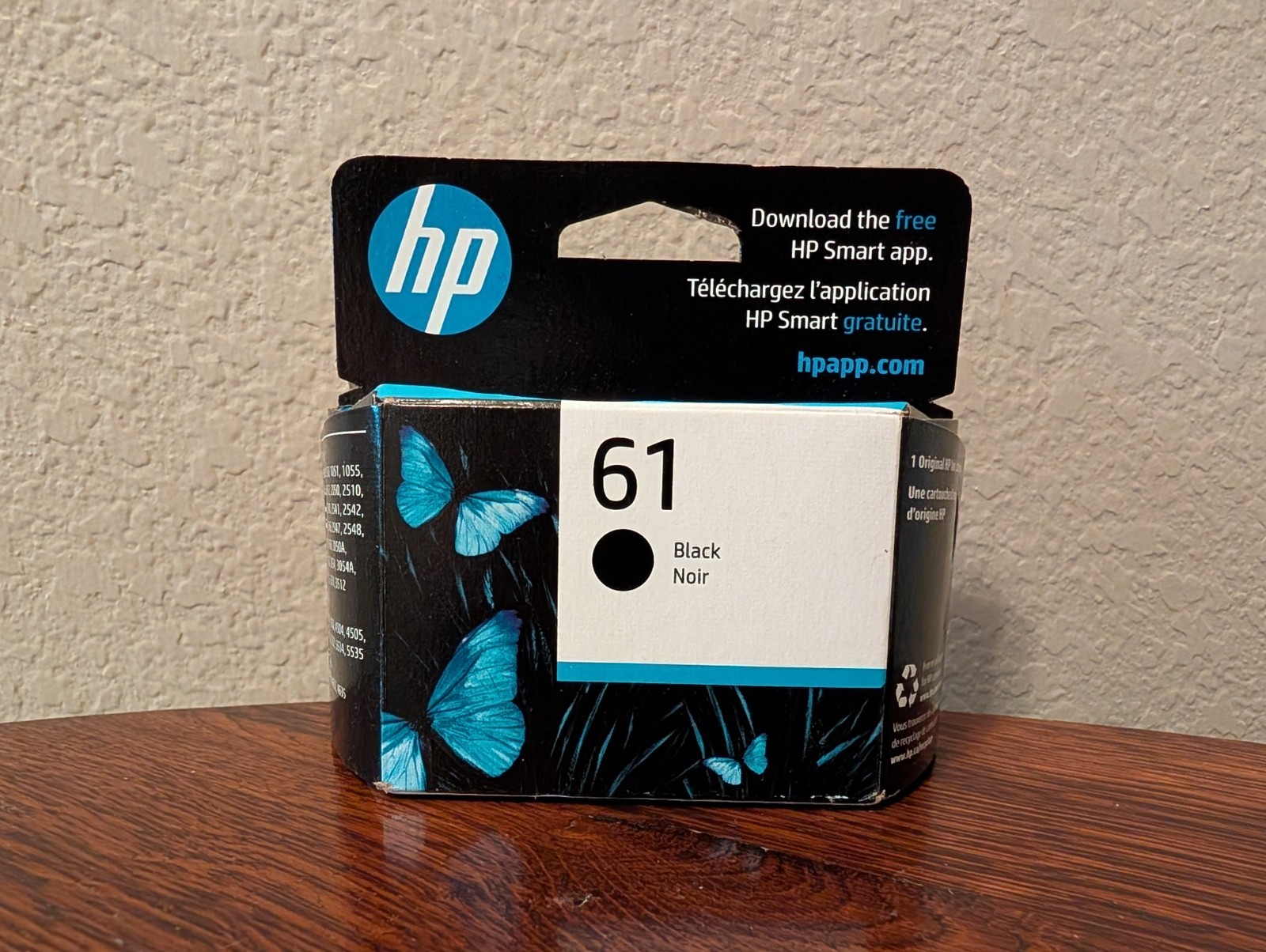 NEW Genuine OEM Original HP 61 Black Ink Cartridge CH561WN Sealed Exp. 12/23