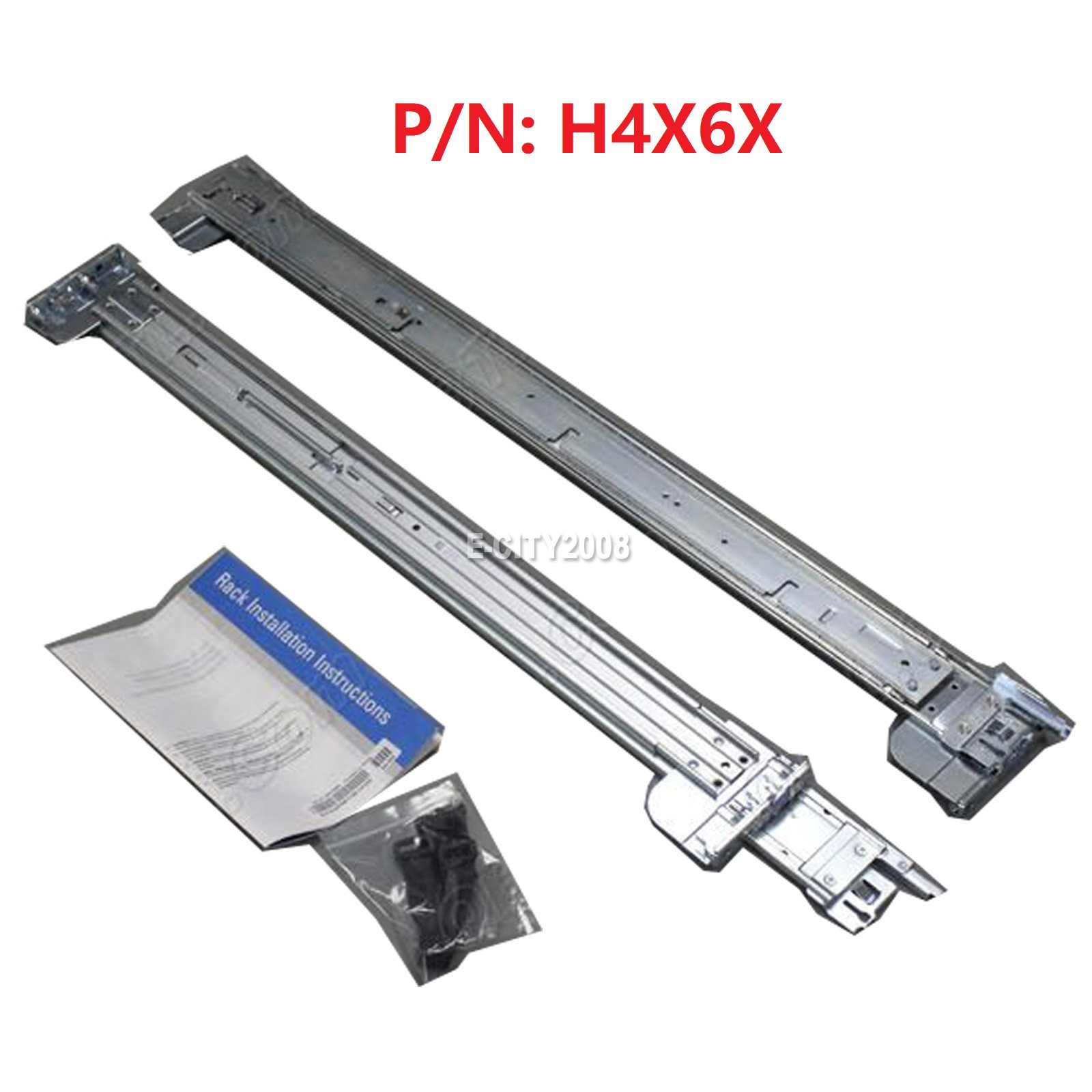 For Dell PowerEdge R520 R720 R720XD R730XD R820 2U Sliding Ready Rail Kit H4X6X