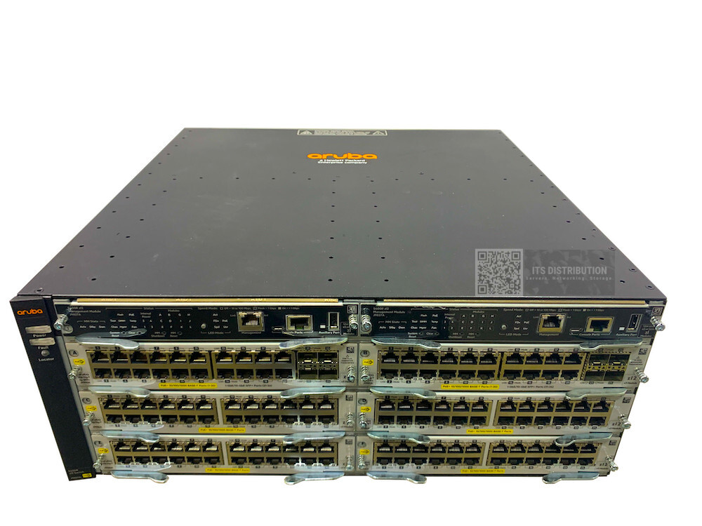 J9821A I HPE Aruba 5406R zl2 J9850A CTO Dual J9827A J9828A 4x J9986A 2x J9990A