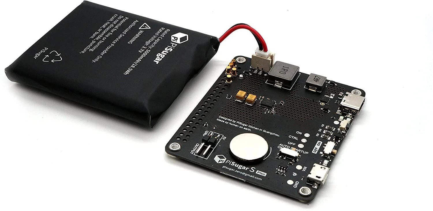 Pisugar S Pro Portable 5000mAh UPS Lithium Battery Power Module Raspberry Pi