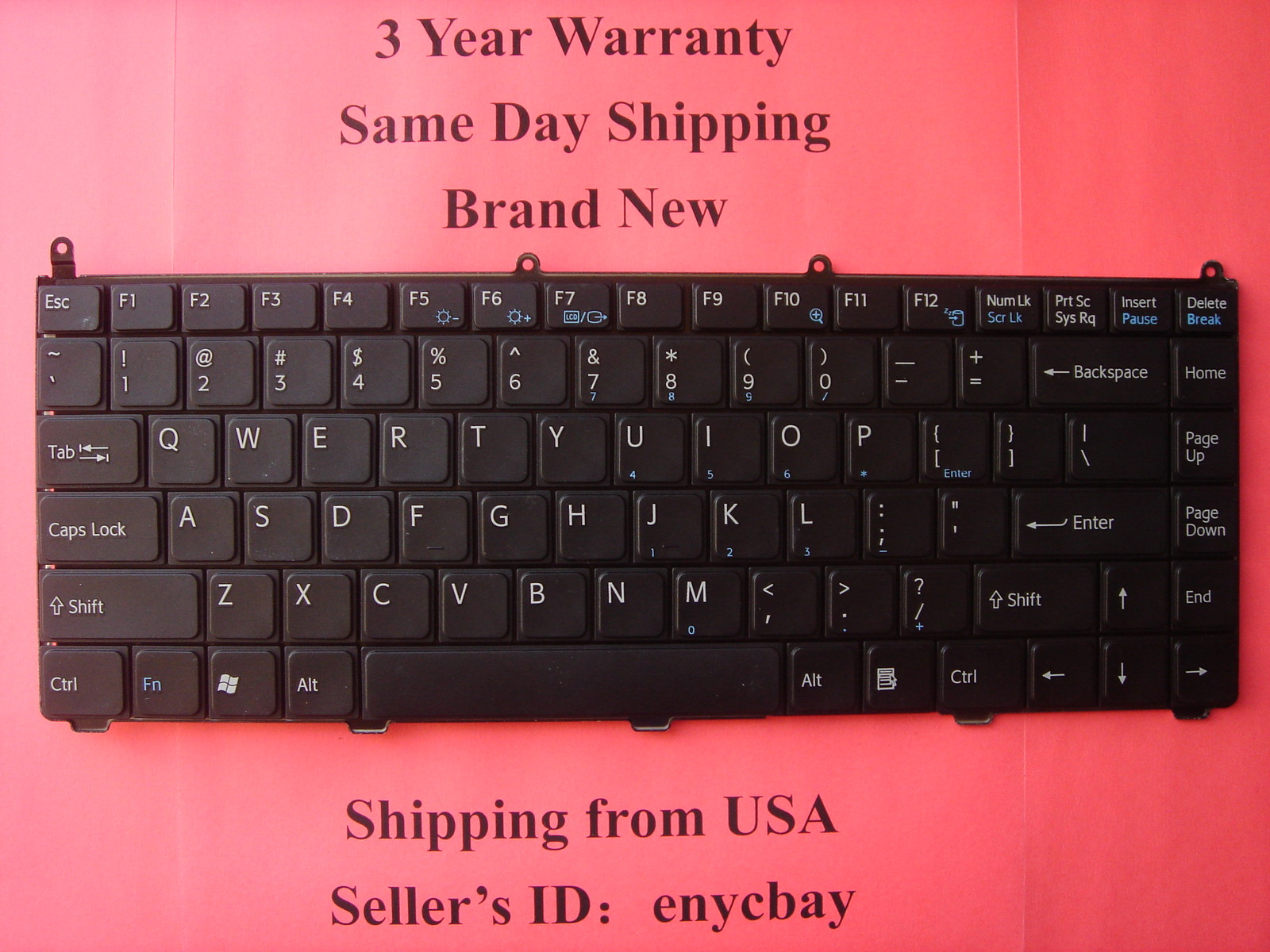 SONY VAIO VGN-AR190G VGN-AR230G VGN-AR250G VGN-AR270 VGN-AR270GA Laptop Keyboard