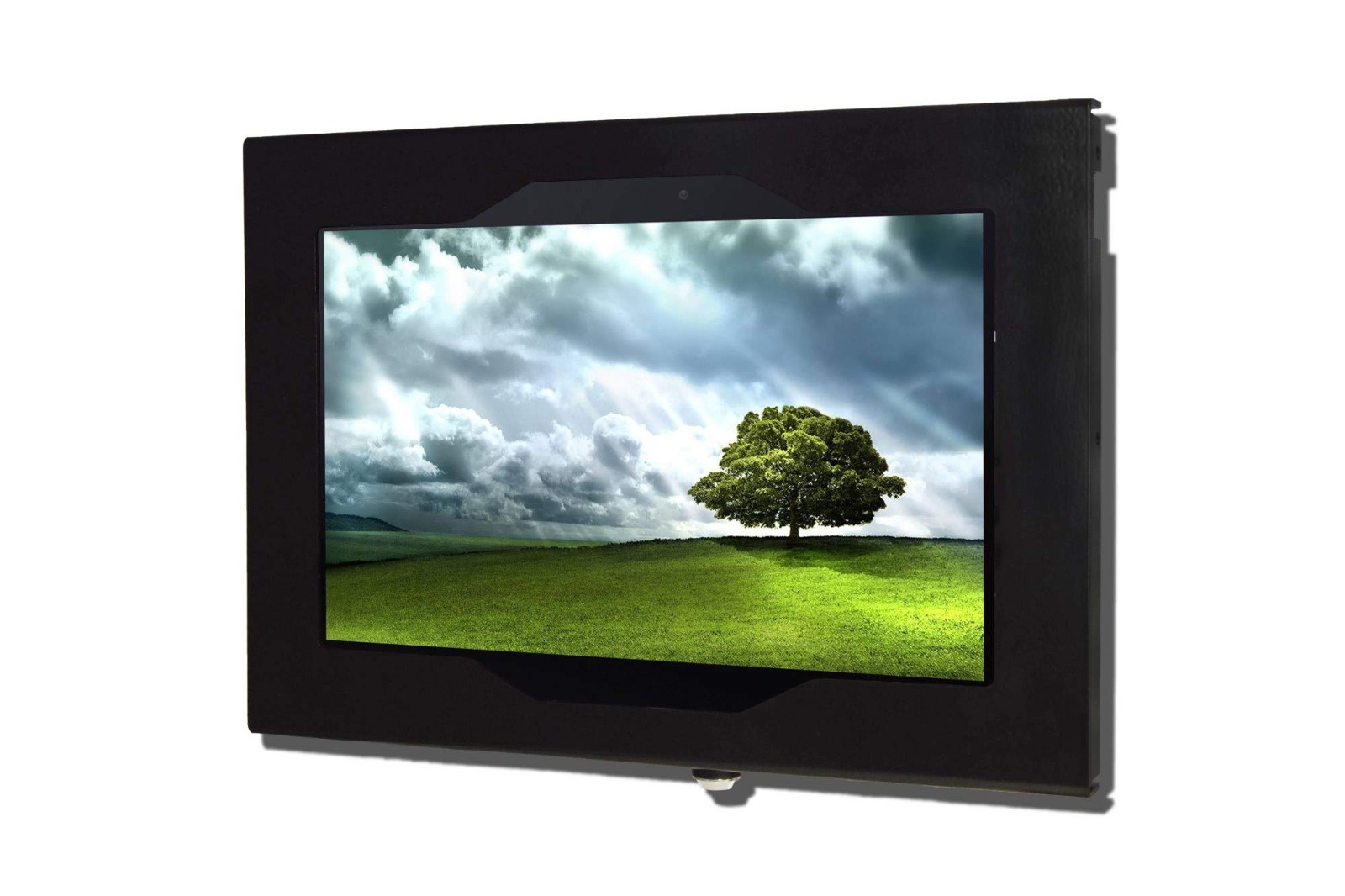 Locking Anti-Theft Metal Case for 12.4" Galaxy Tablets - Kiosk, POS, Display Sta