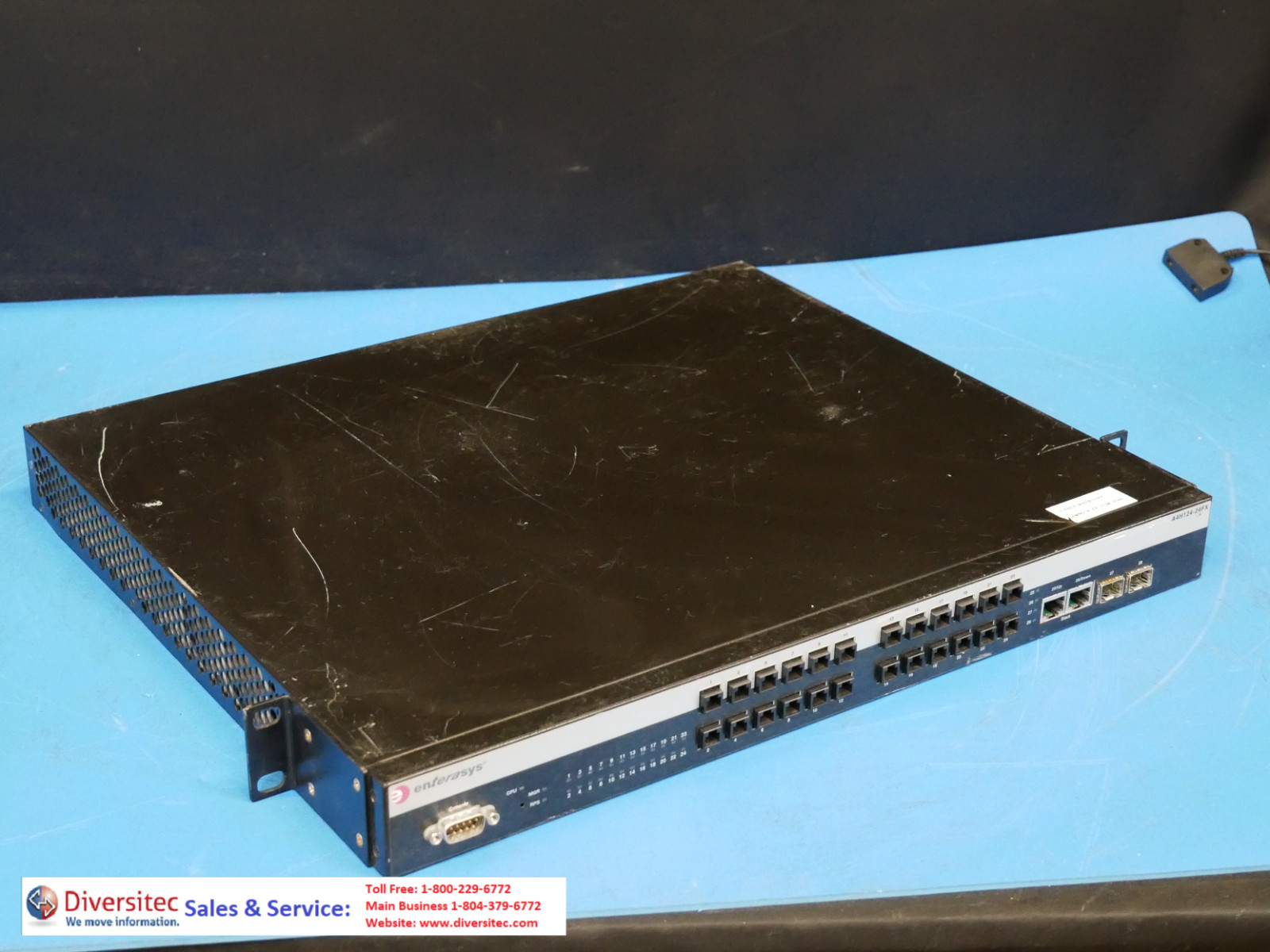 ENTERASYS A-SERIES A4H124-24FX 24-PORT P0973JN ETHERNET SWITCH