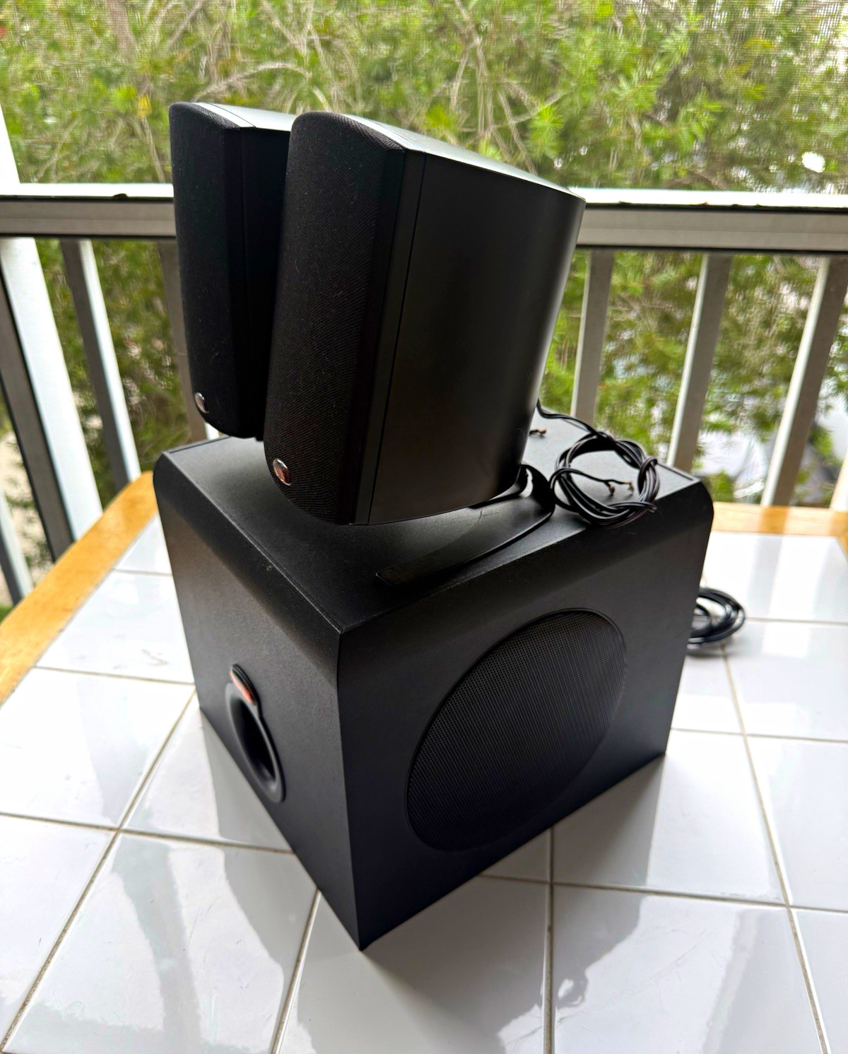 Klipsch ProMedia 2.1 THX Computer Speakers Subwoofer Complete System Excellent