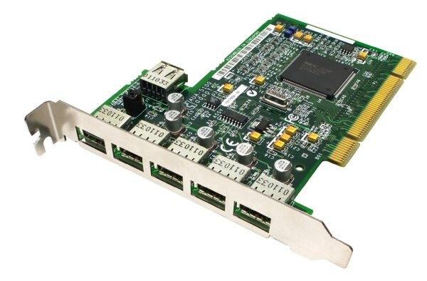 Adaptec NEC Chip AUA-5100 USB 2.0 6 Ports (5 external, 1 internal) USB Host Card