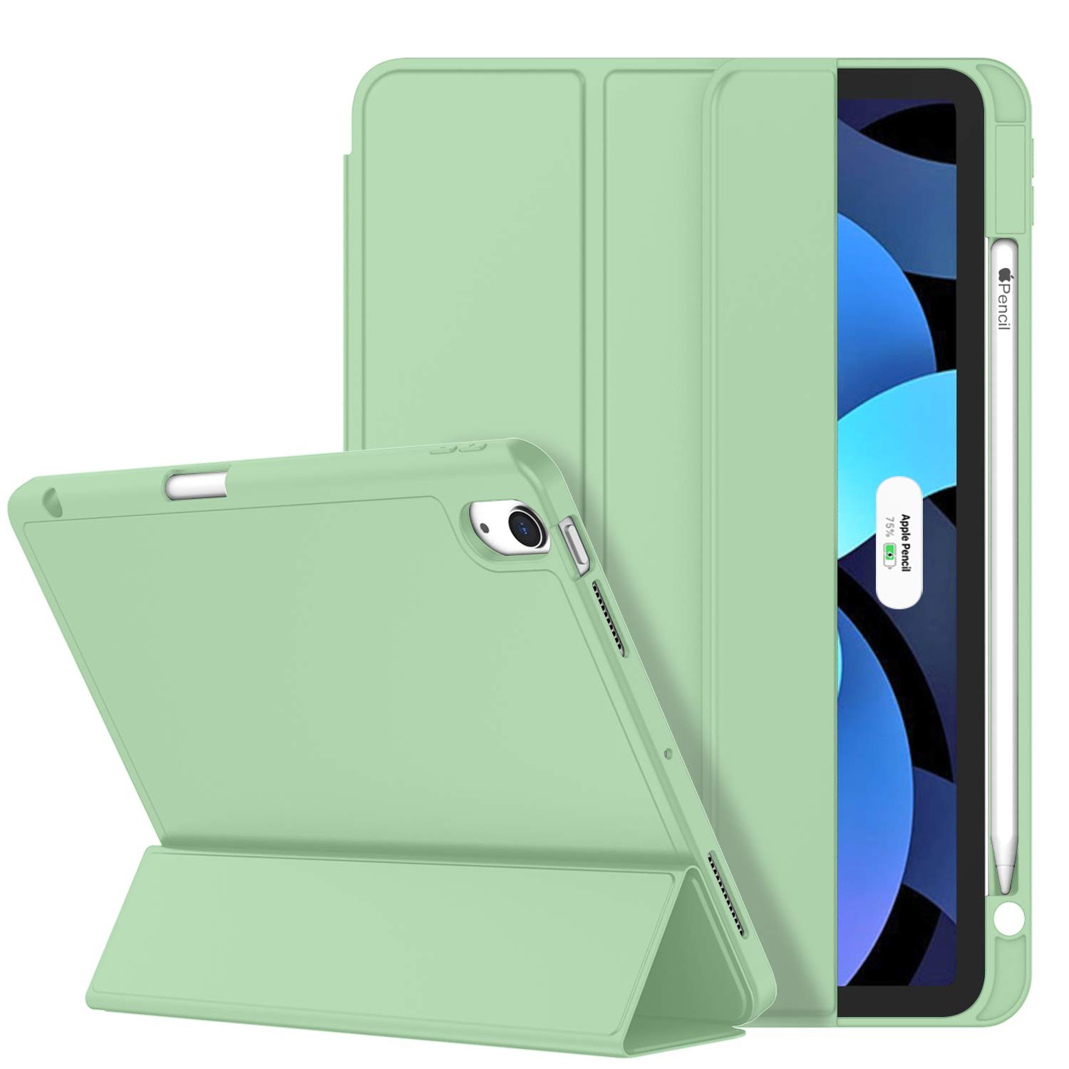 Case for iPad Air 11" M4 M3 M2 iPad Air 10.9" 5th 4th Gen Matcha Green