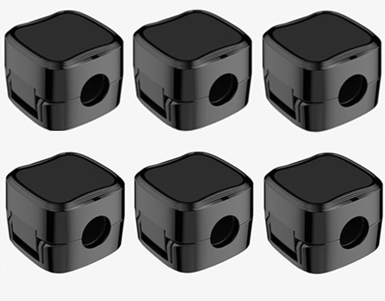 Magnetic Cable Clips Cables Smooth Adjustable Cord Holder Wire Organizers Black