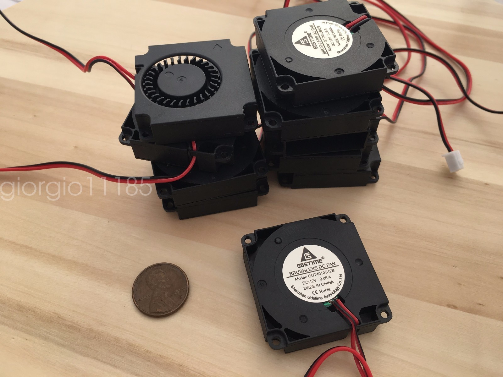 10 Pieces 4010s Gdstime Centrifugal dc 40mm 12V computer blower Fan brushless