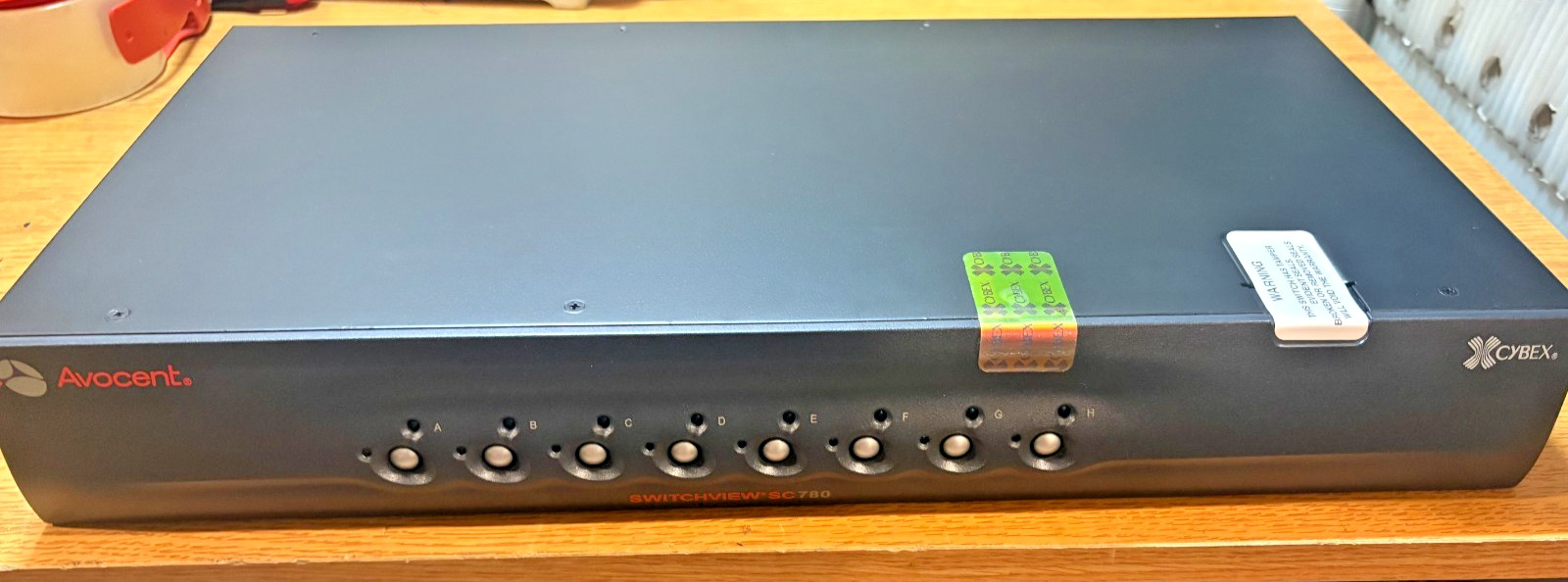 Avocent Switchview SC780 8 Port RS232 KVM 520-867-502 Switch Cybex New MIL-SPEC