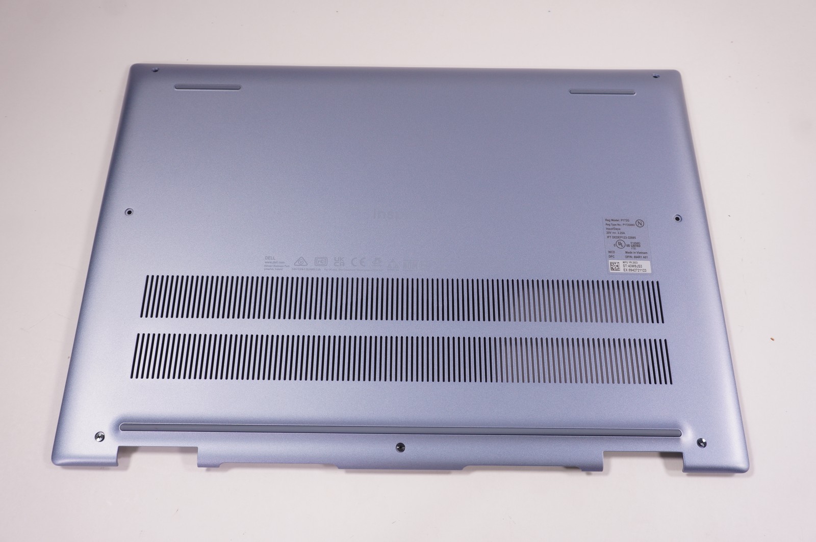 Compatible with 3DTGJ Dell Bottom Base Cover Lavender Blue I7435-A329BLU-PUS