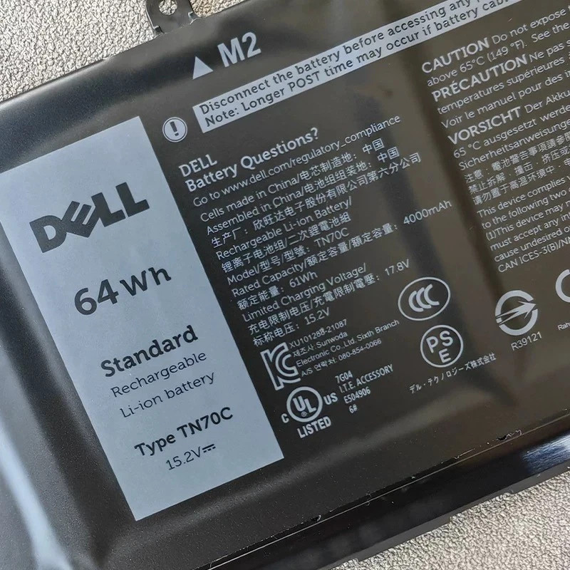 NEW Genuine 64WH TN70C Battery For Dell Inspiron 3510 3511 3515 5310 5410 5418