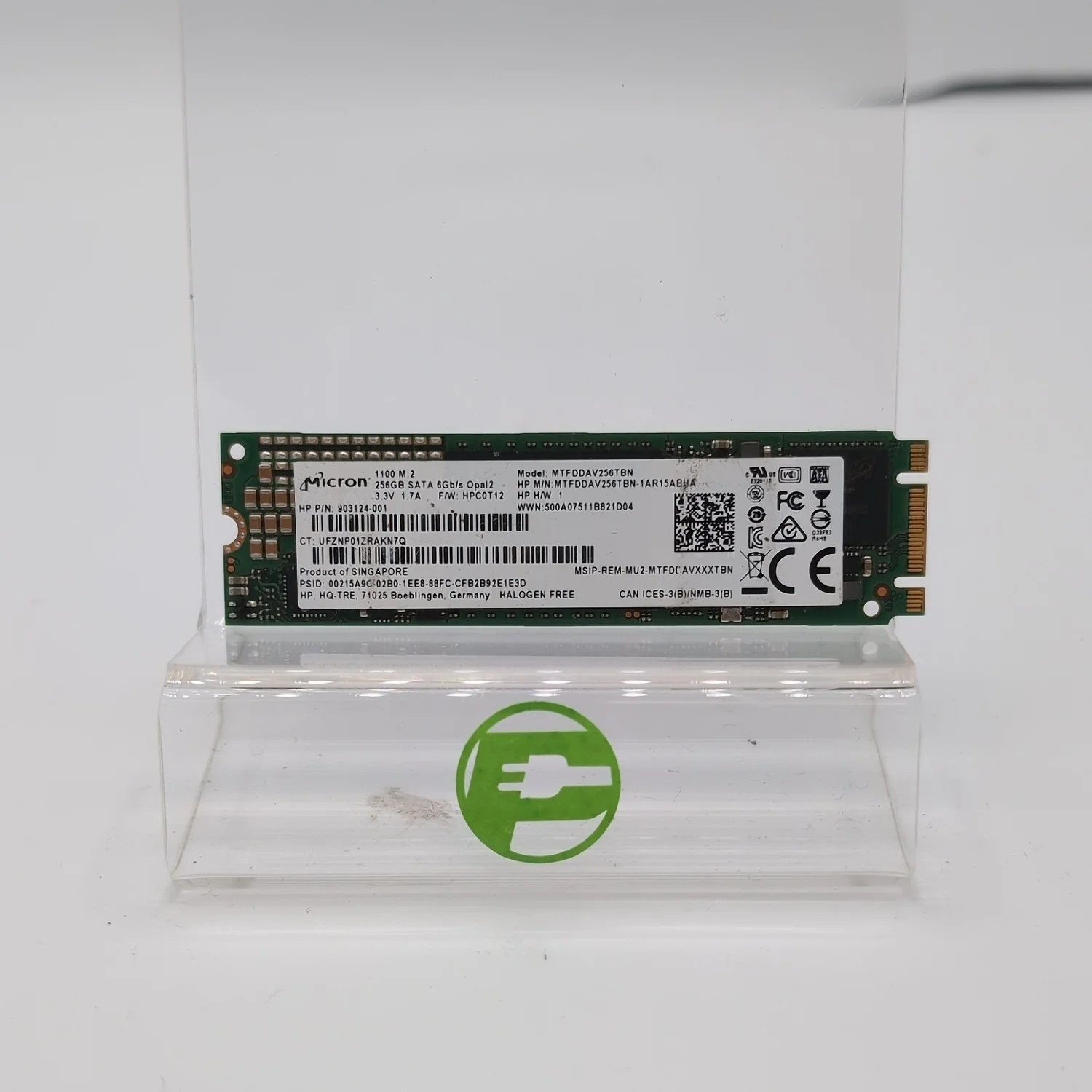 Micron  2280mm 1100 256GB M.2 SATA 6Gbps SSD MTFDDAV256TBN