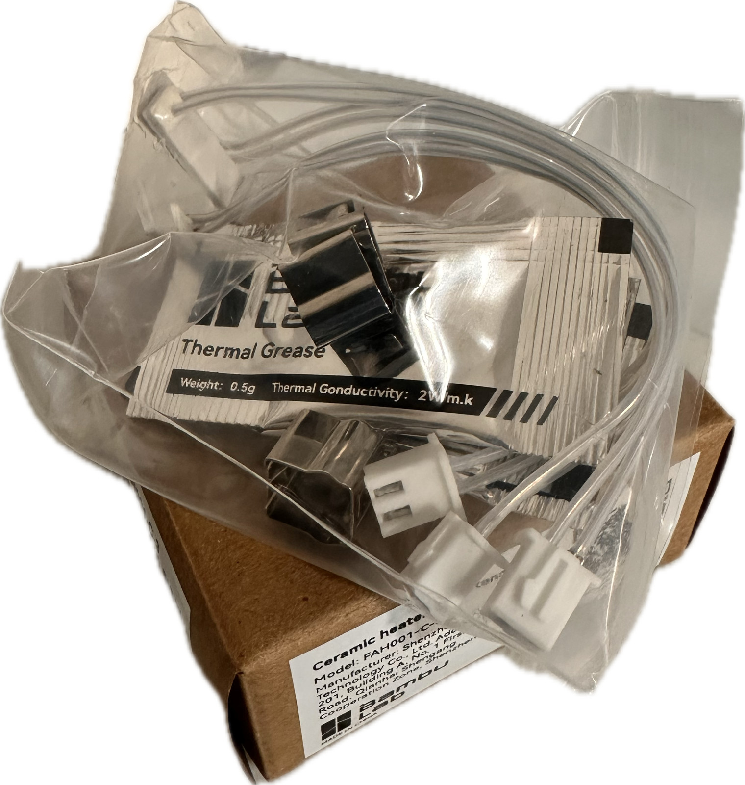 2x - Bambu Lab FAH001-C-3 Ceramic heater for Hotend for X1C 