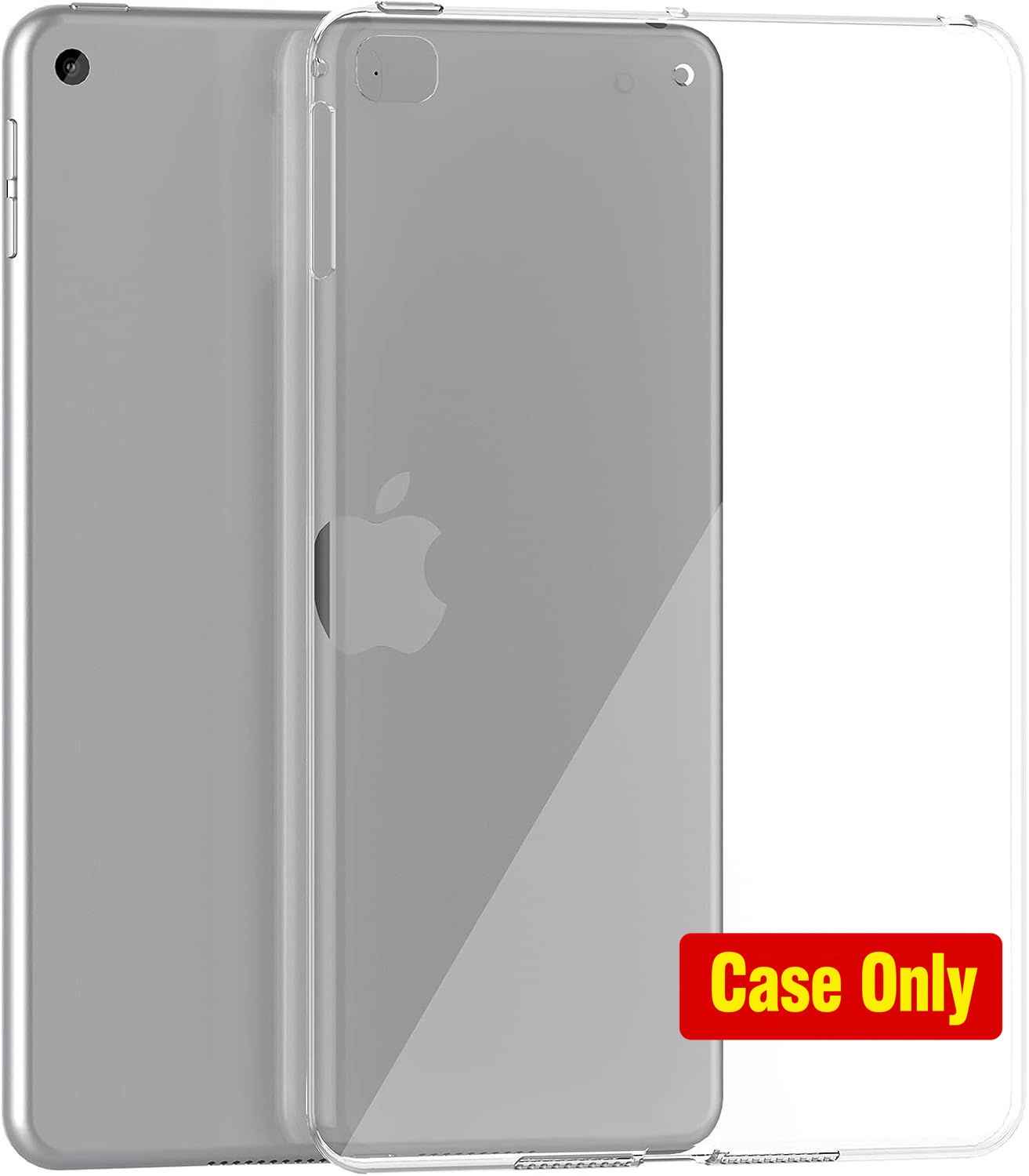 Case for iPad mini 4/5, Transparent Slim Soft TPU Flexible Tablet