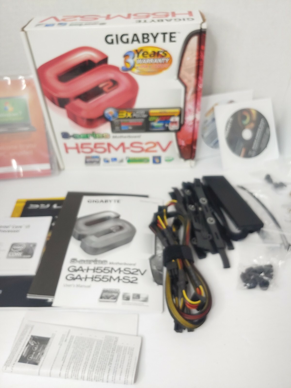 GIGABYTE H55M-S2V Motherboard Series S BOX wiring tools Inserts Only READ #699