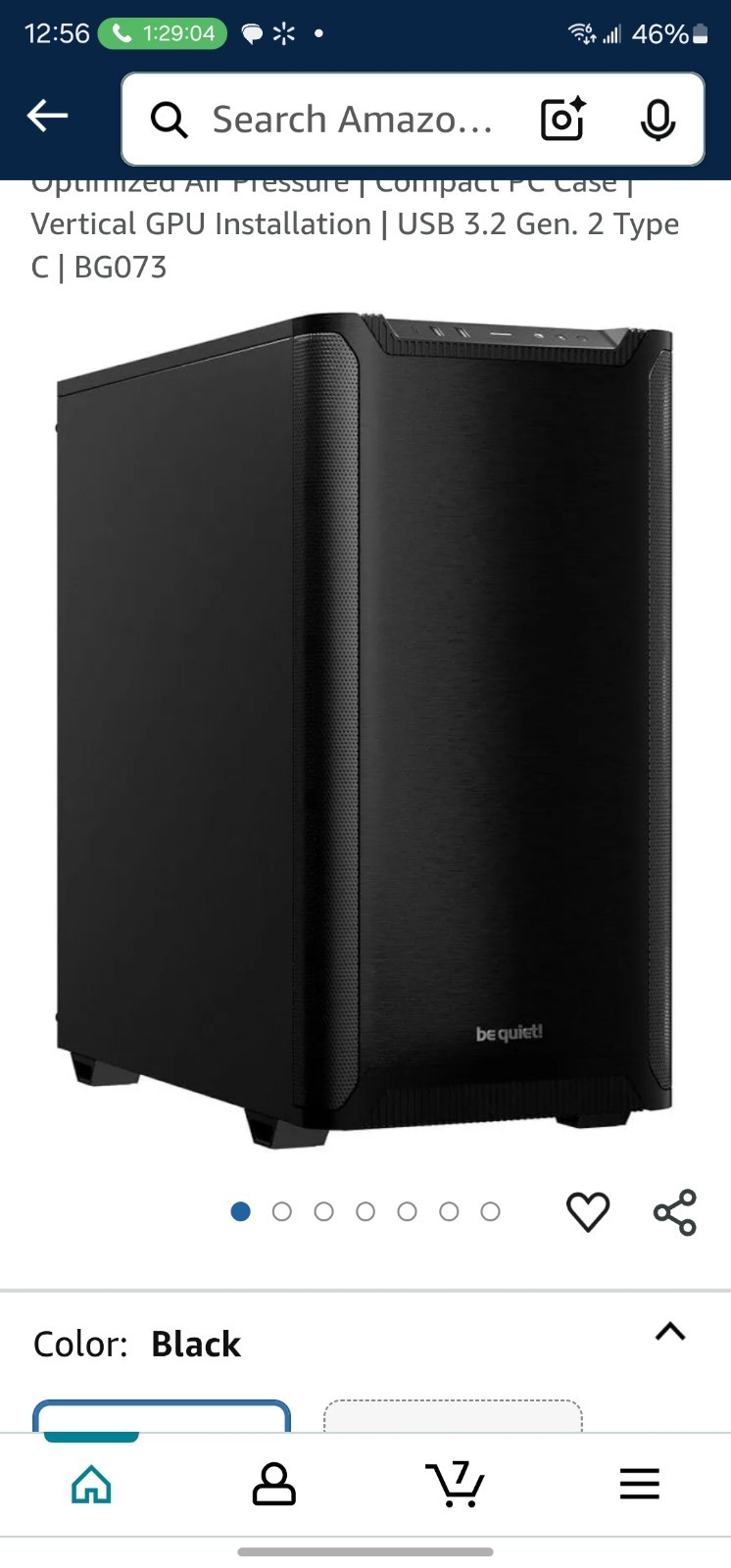 be quiet PURE BASE 501 Black Midi Tower Nero