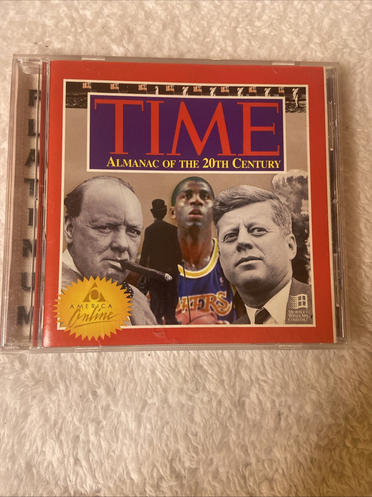 Time Magazine Multimedia Almanac Of The 20th Century PC CD ROM Vtg Softkey 1996