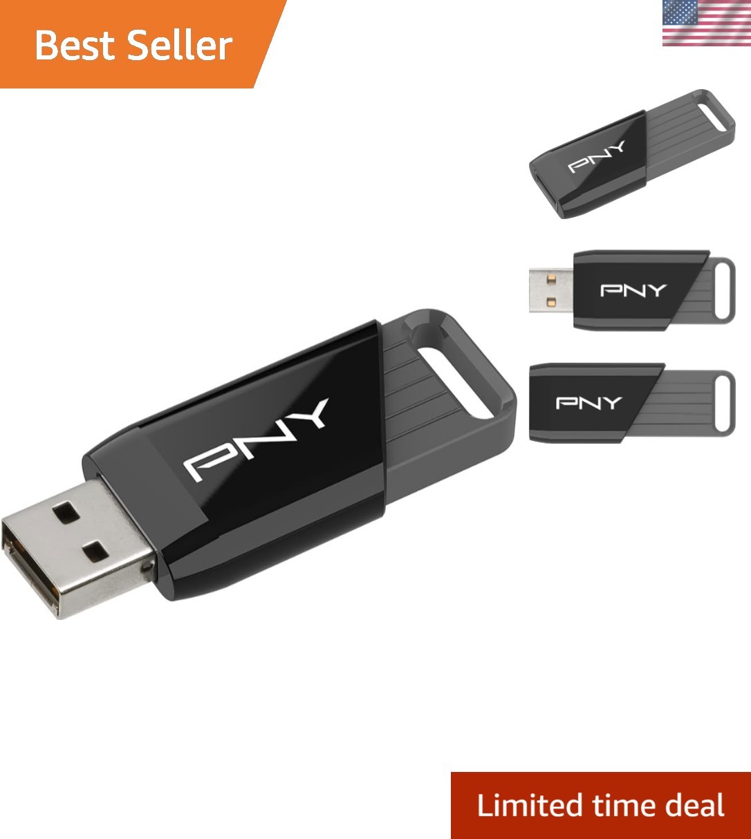 High-Speed 256GB Attache X USB 3.2 Drive - 10x Faster Transfer Speeds