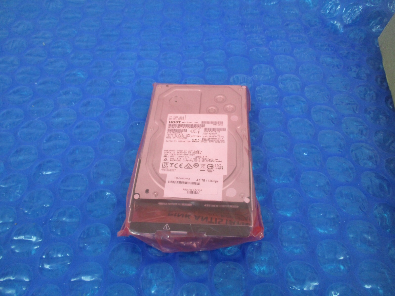NetApp E-X4105A 4TB SAS 12Gb/s 3.5'' Hard Disk Drive